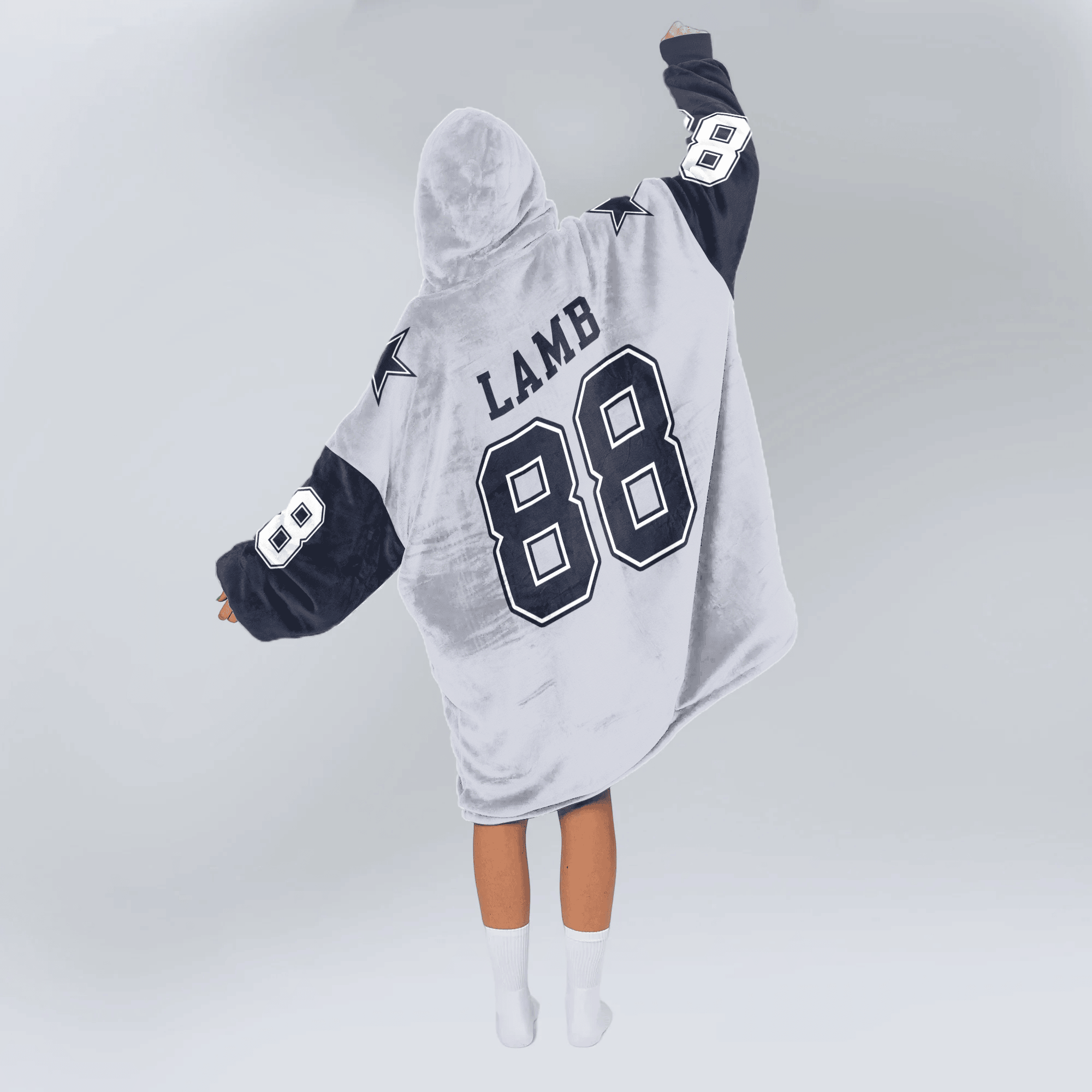 Adult C.L 88 Captain Dalllas Football Unisex Blanket Hoodie