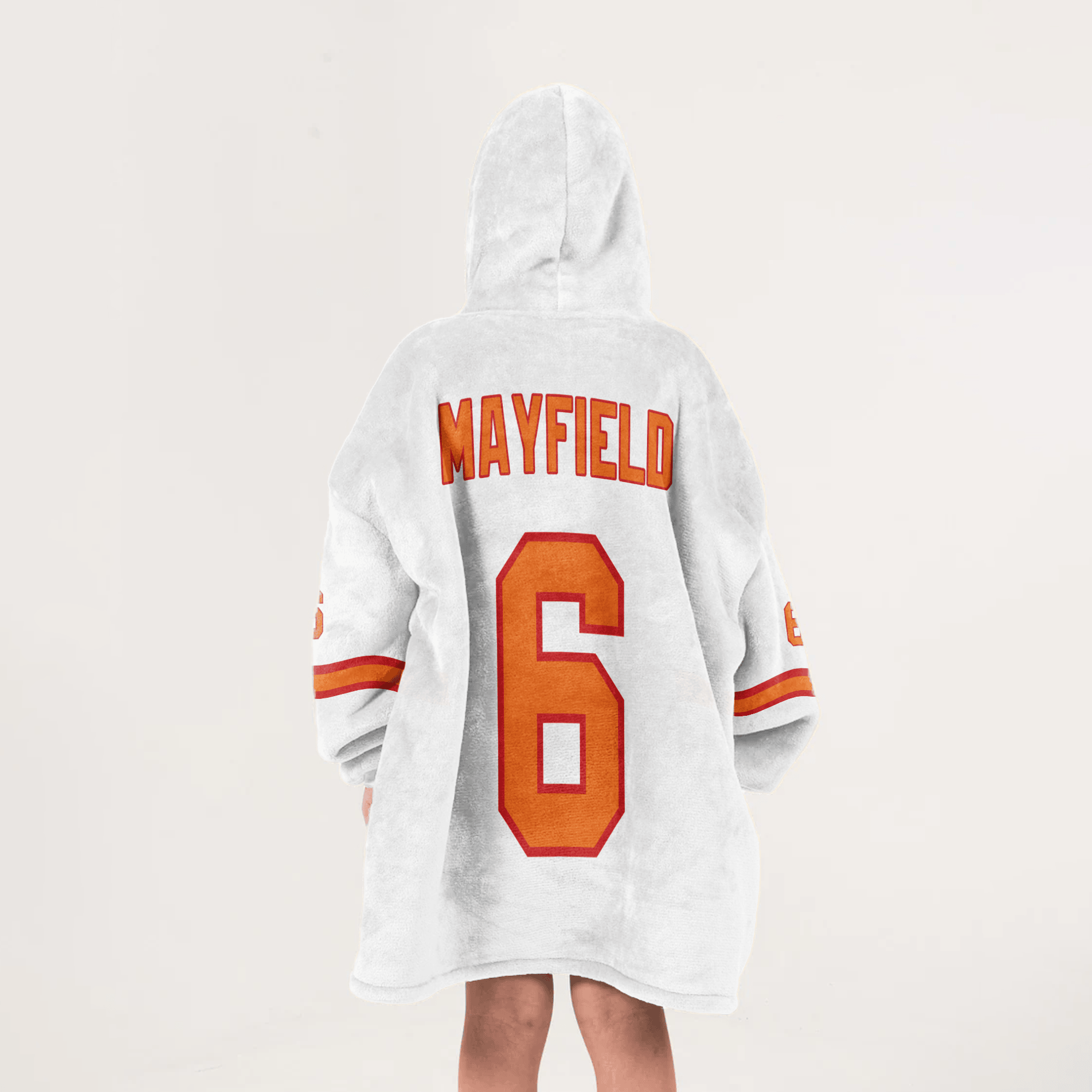Kid B.M 6 Tampa Bay Football 50th Season Game Unisex Blanket Hoodie