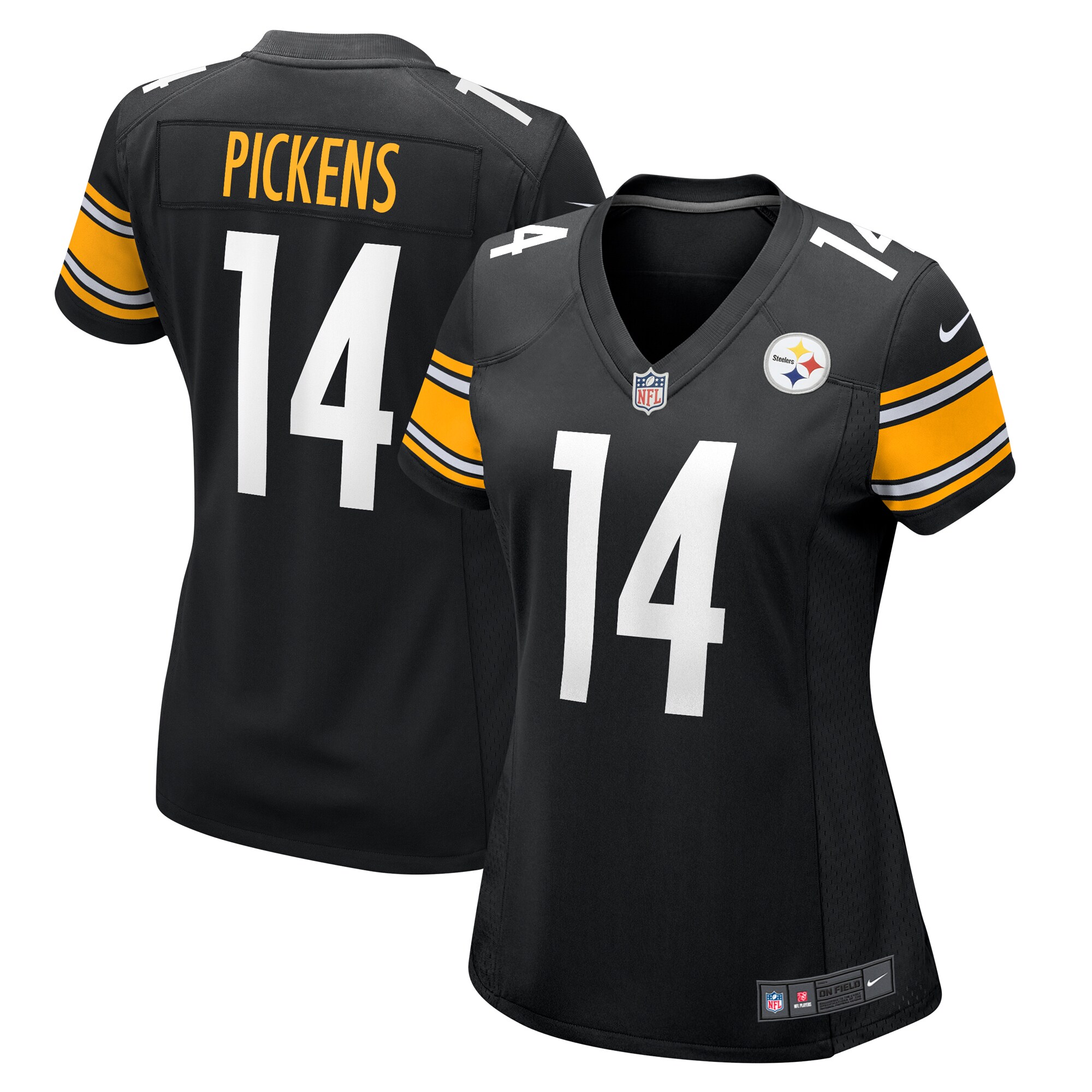 George Pickens Pittsburgh Steelers  Women's Game Player Jersey - Black