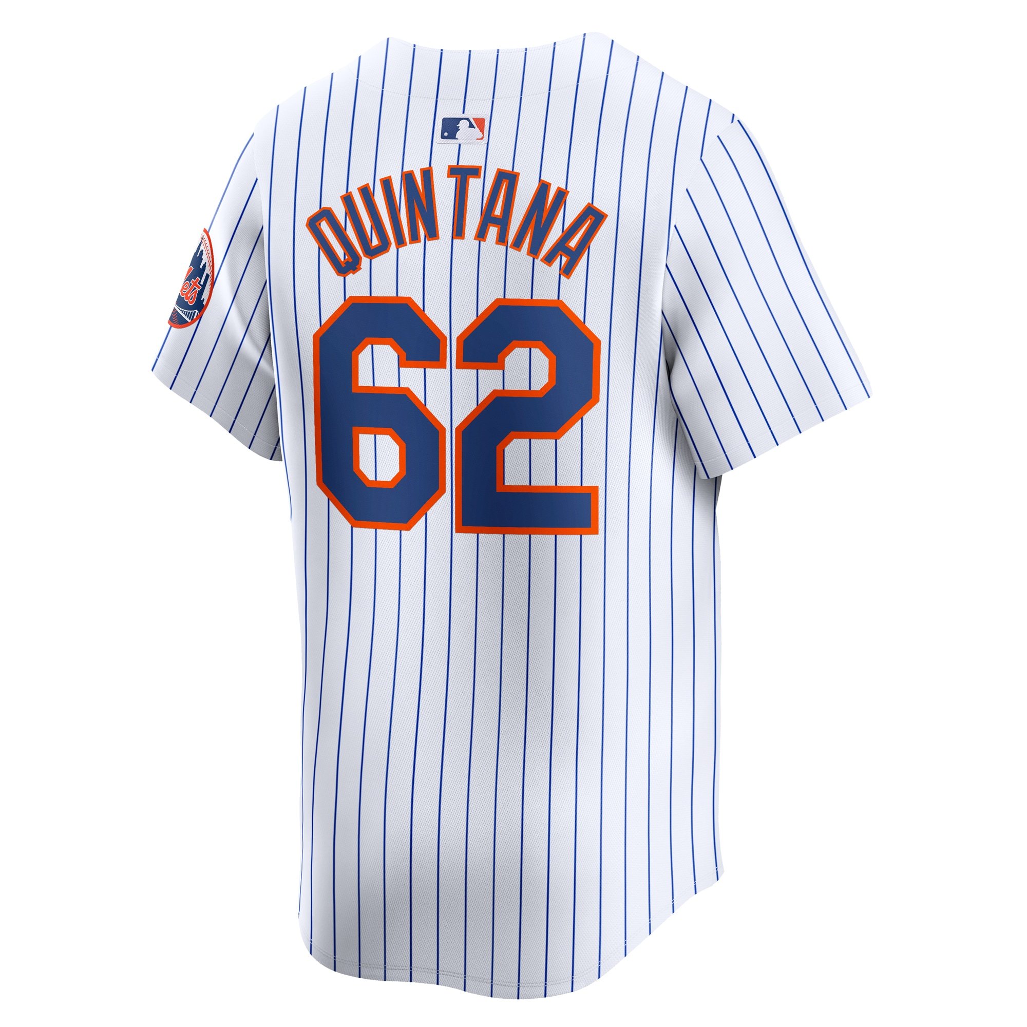 Men's New York Mets Jose Quintana  White Home Limited Player Jersey