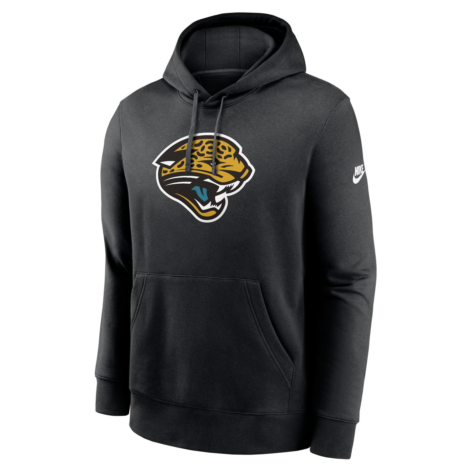 Jacksonville Jaguars Rewind Club Logo Pullover Hoodie - Black