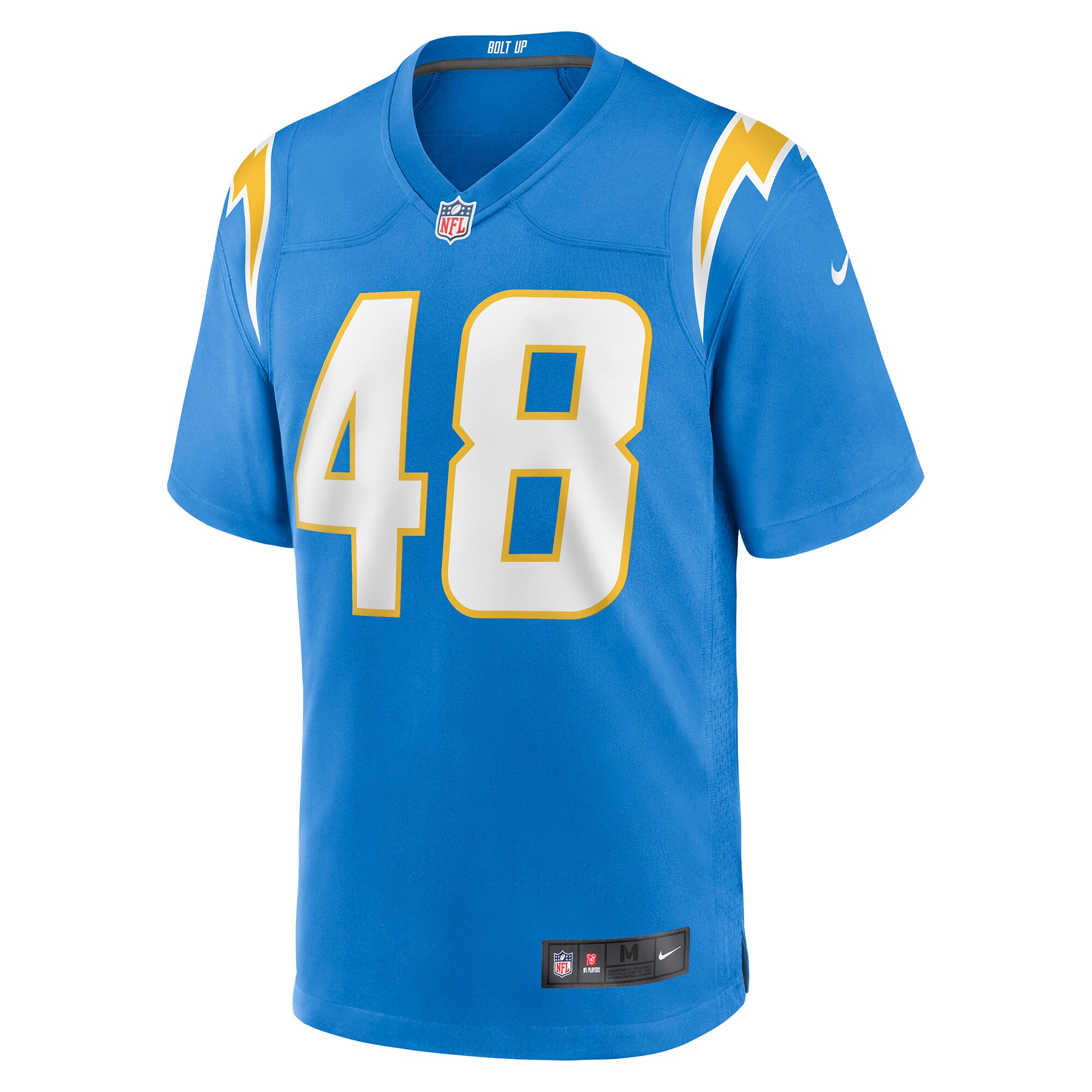 Stone Smartt Los Angeles Chargers  Game Player Jersey - Powder Blue