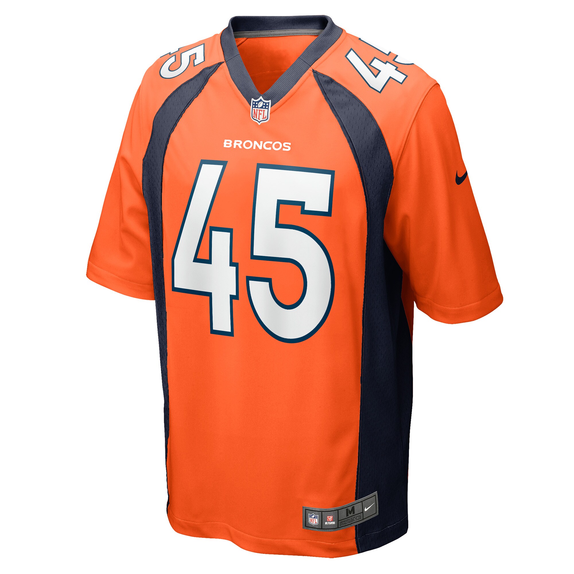 Christopher Allen Denver Broncos Game Player Jersey - Orange