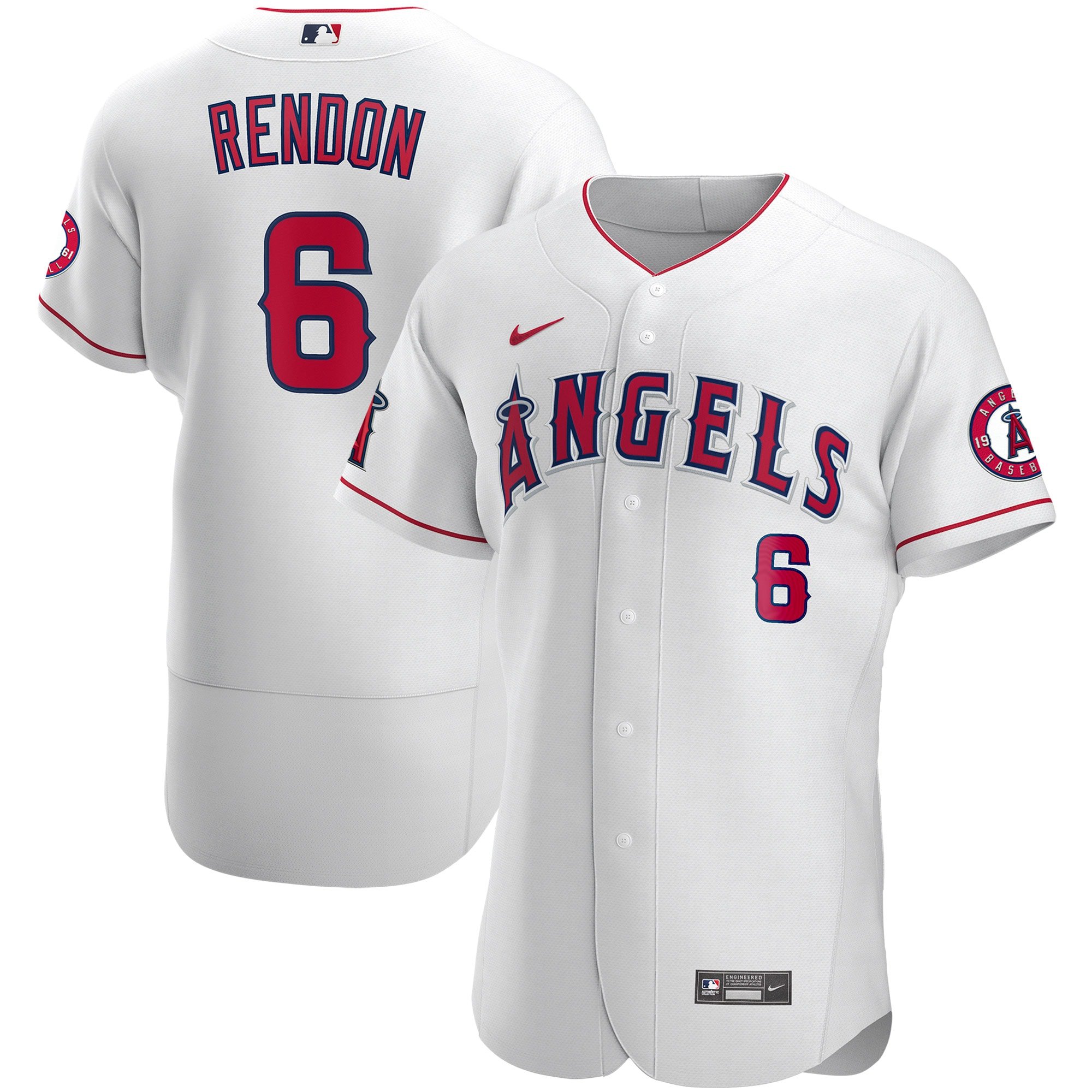Men's Los Angeles Angels Anthony Rendon  White Player Jersey