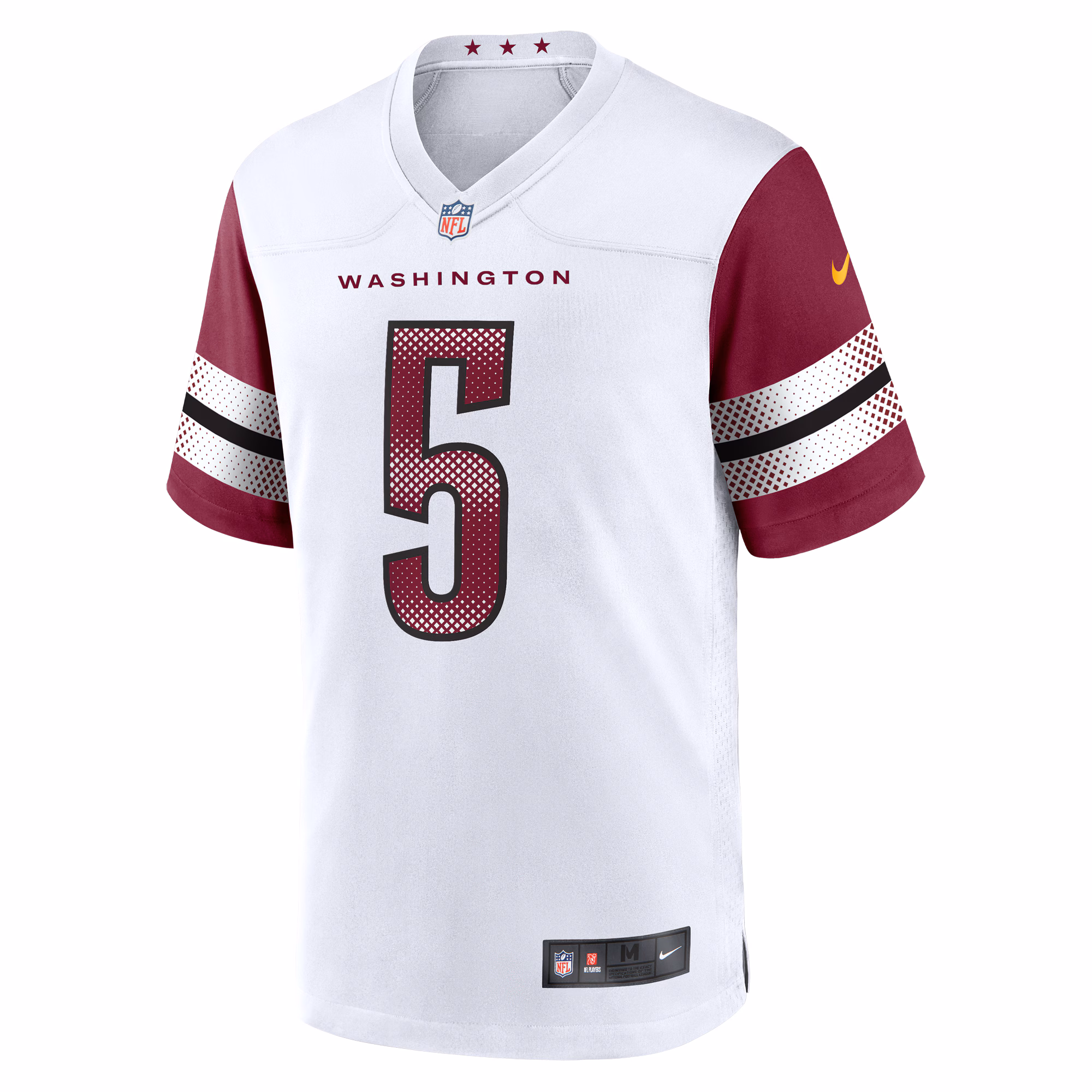 Jayden Daniels Washington Commanders 2024 NFL Draft First Round Pick Player Game Jersey - White