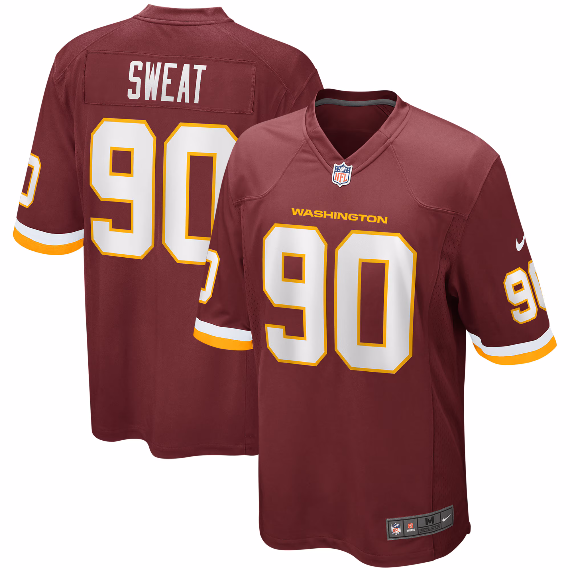 Montez Sweat Washington Football Team Game Jersey - Burgundy