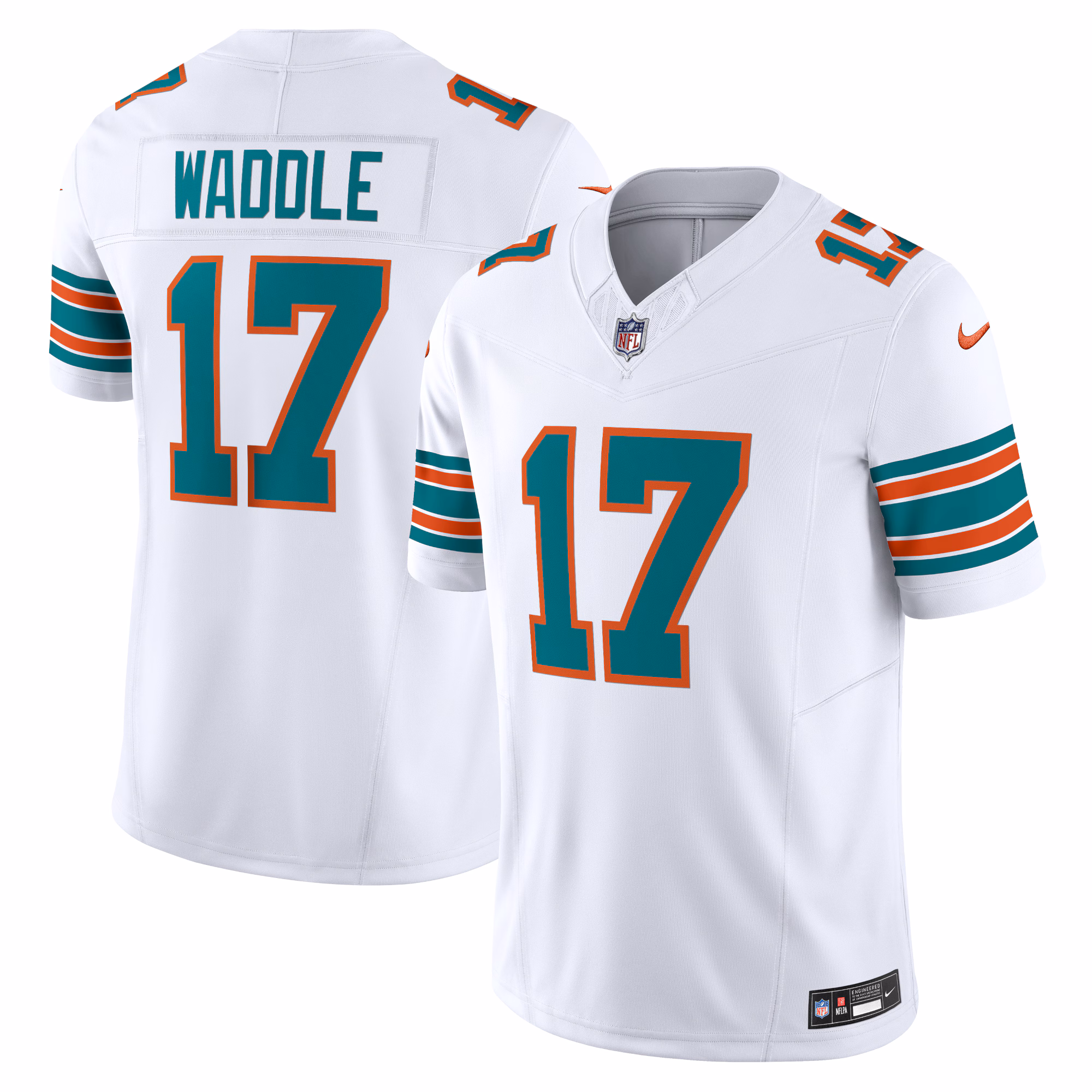 Jaylen Waddle Miami Dolphins Vapor F.U.S.E. Limited Jersey - Aqua