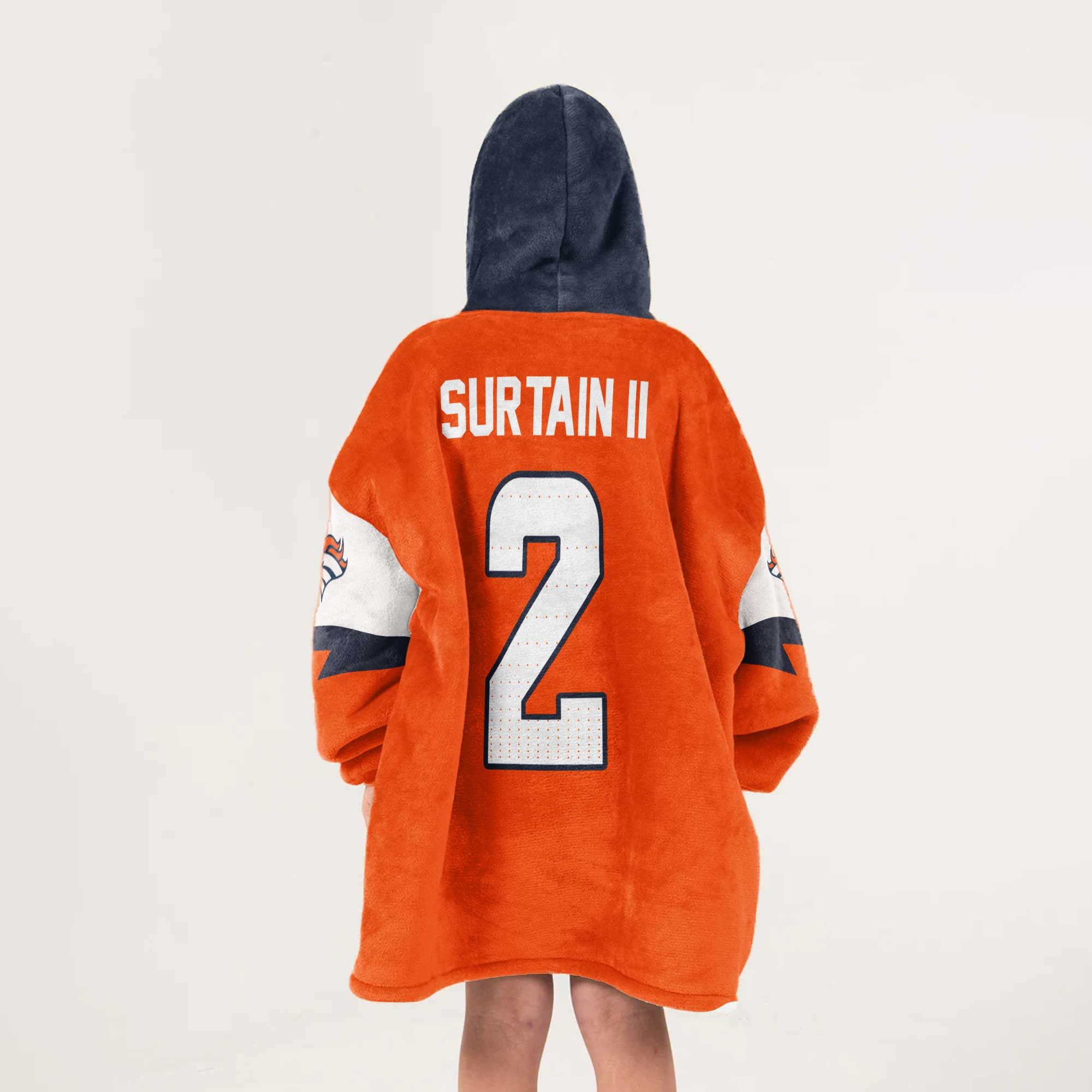 Kid P.S 2 Captain Denver Football Unisex Blanket Hoodie