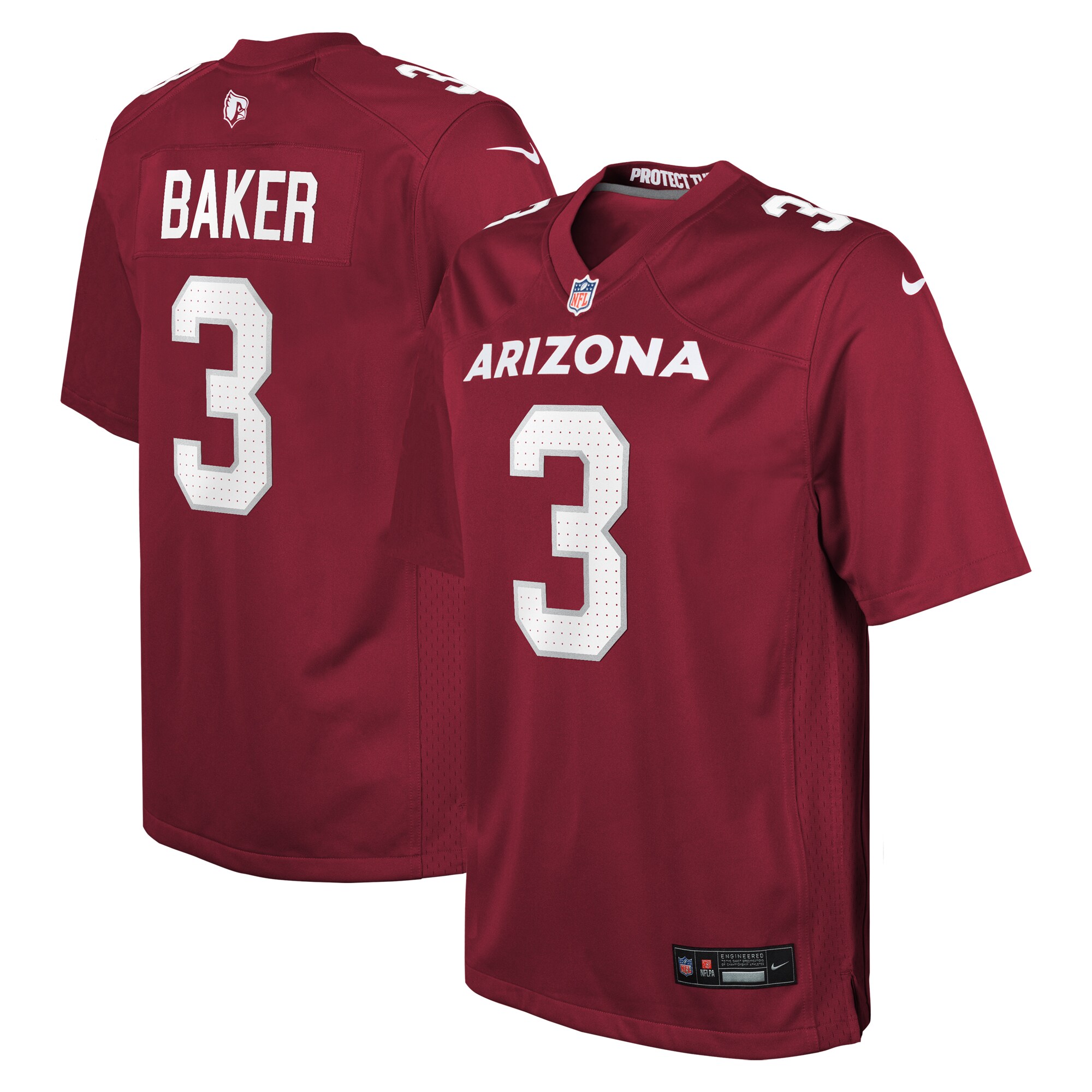 Budda Baker Arizona Cardinals  Youth Game Player Jersey - Cardinal