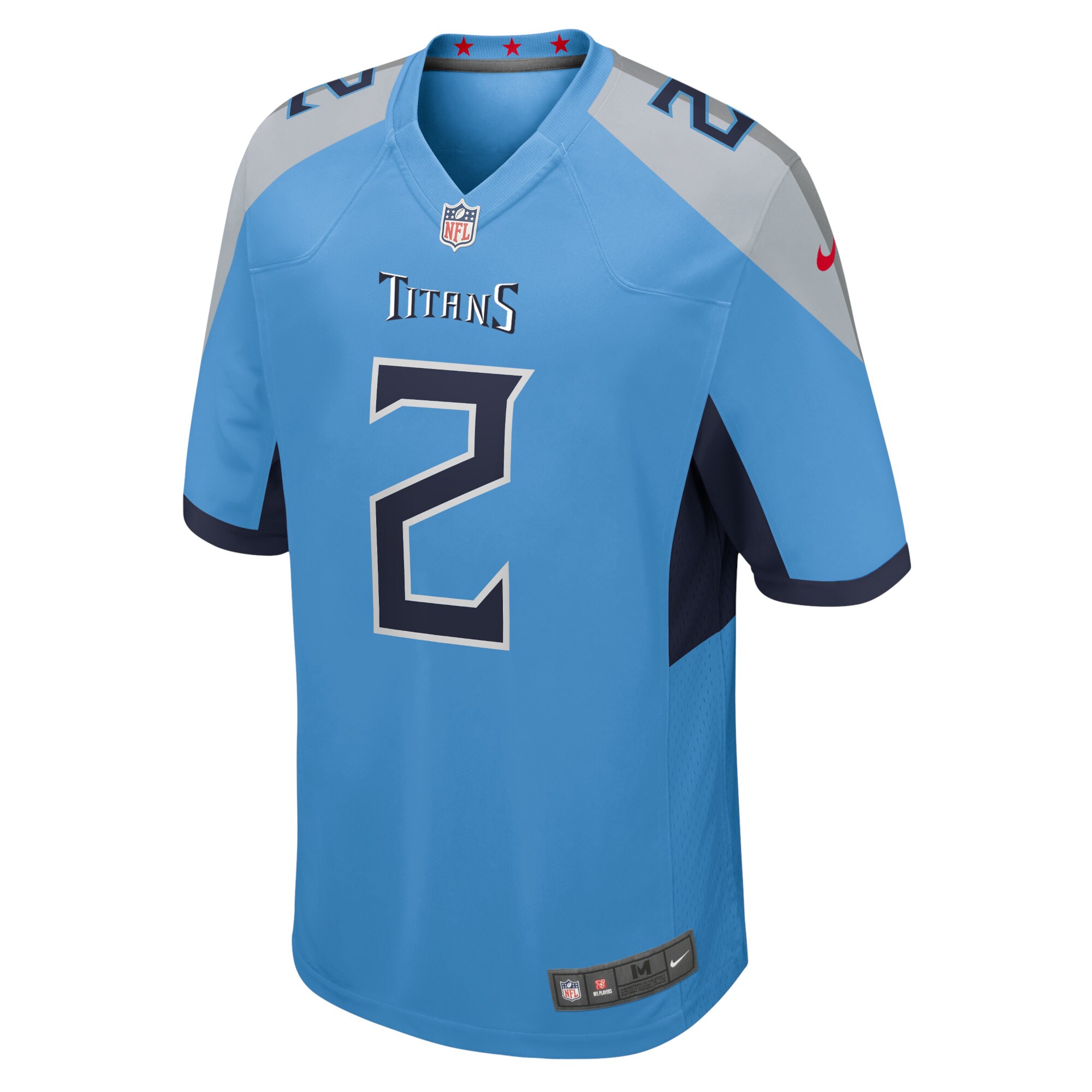Julio Jones Tennessee Titans  Game Jersey - Light Blue