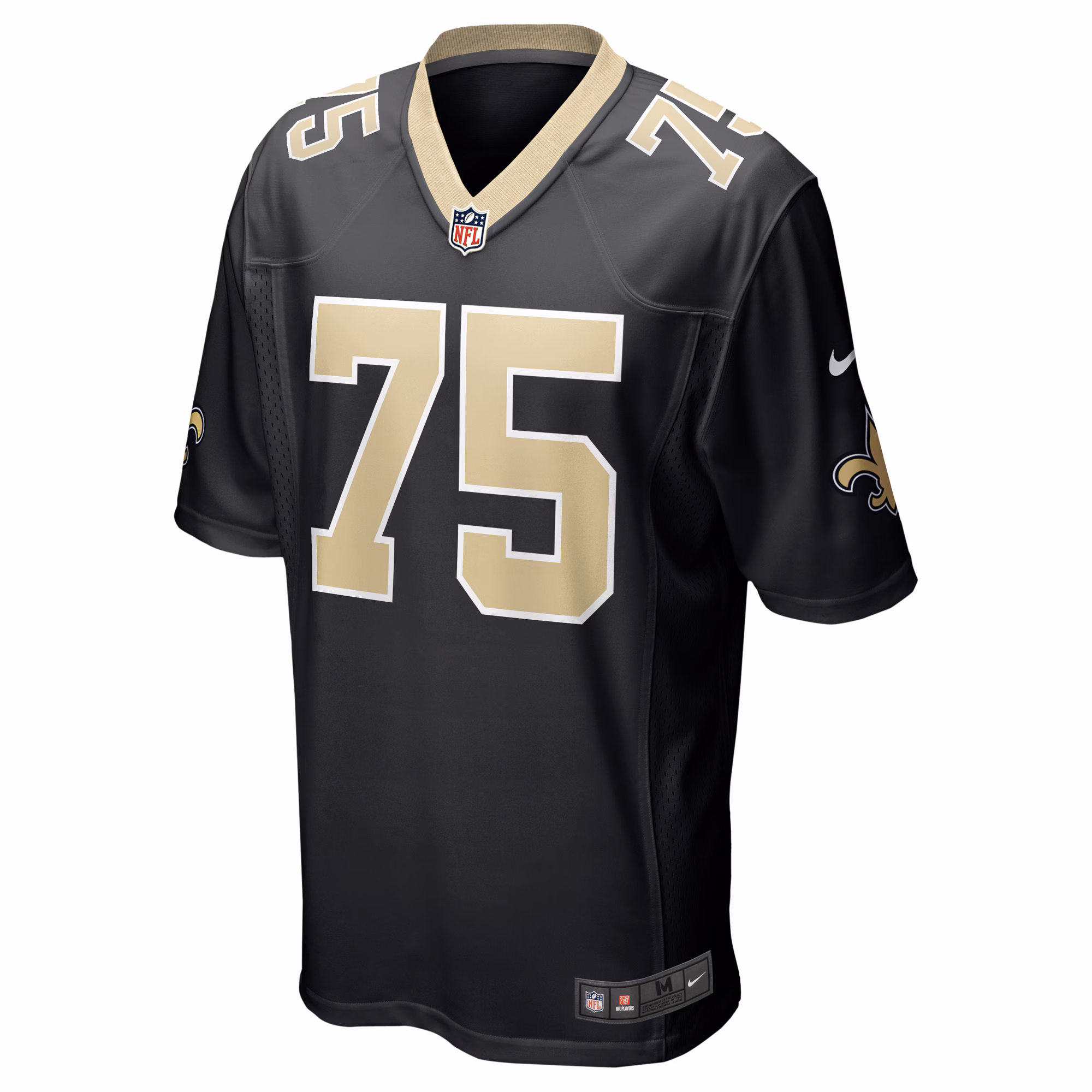 Taliese Fuaga New Orleans Saints 2024 NFL Draft First Round Pick Player Game Jersey - Black