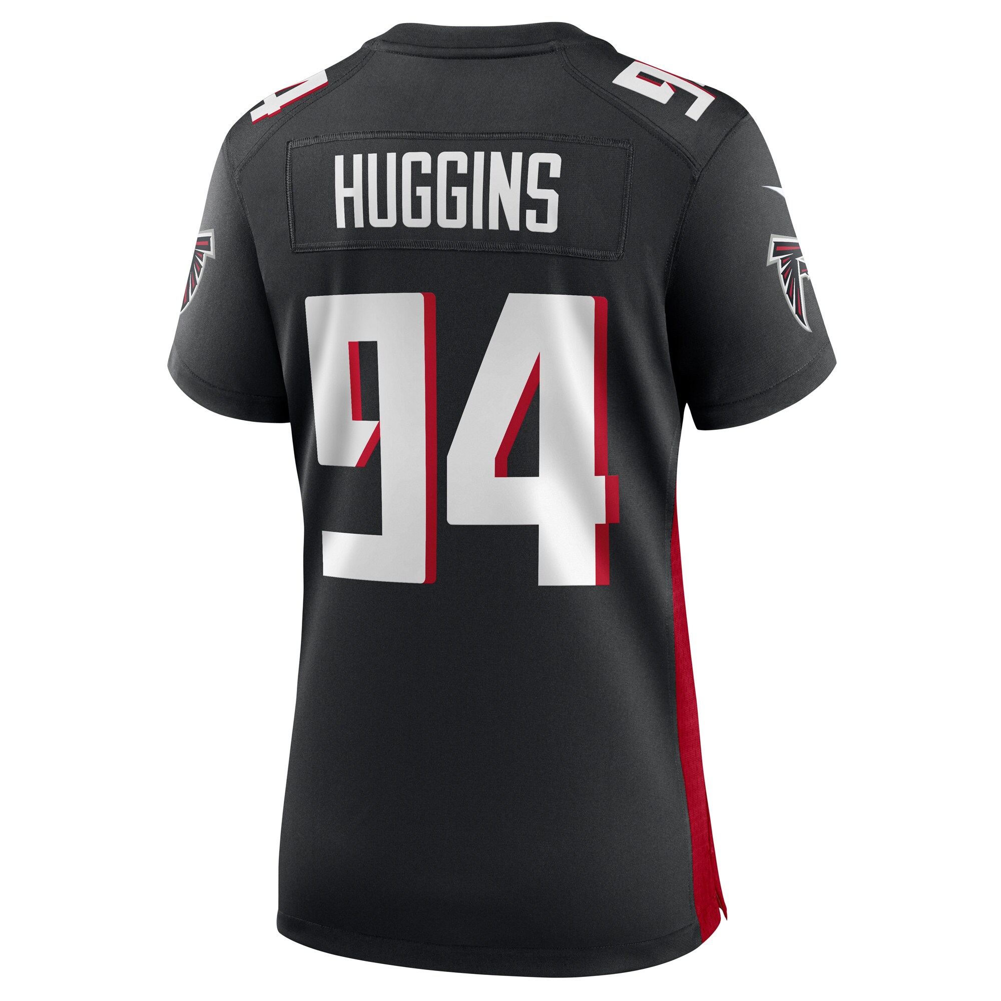 Albert Huggins Atlanta Falcons Women's Team Game Jersey -  Black