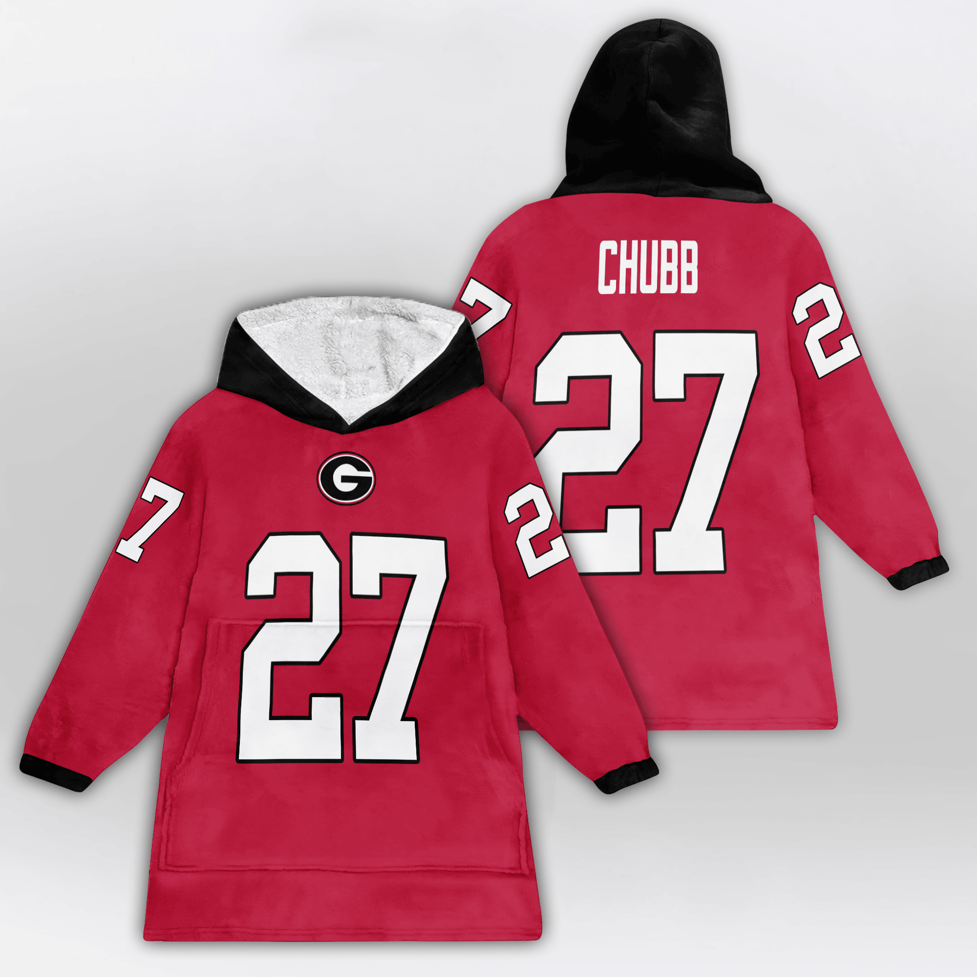 Kid N.C 27 Georgia Football Unisex Blanket Hoodie
