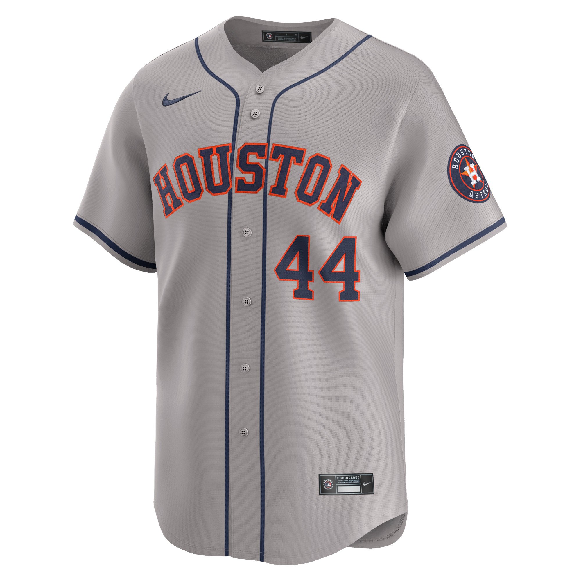 Men's Houston Astros Yordan Alvarez  Gray Away Limited Player Jersey