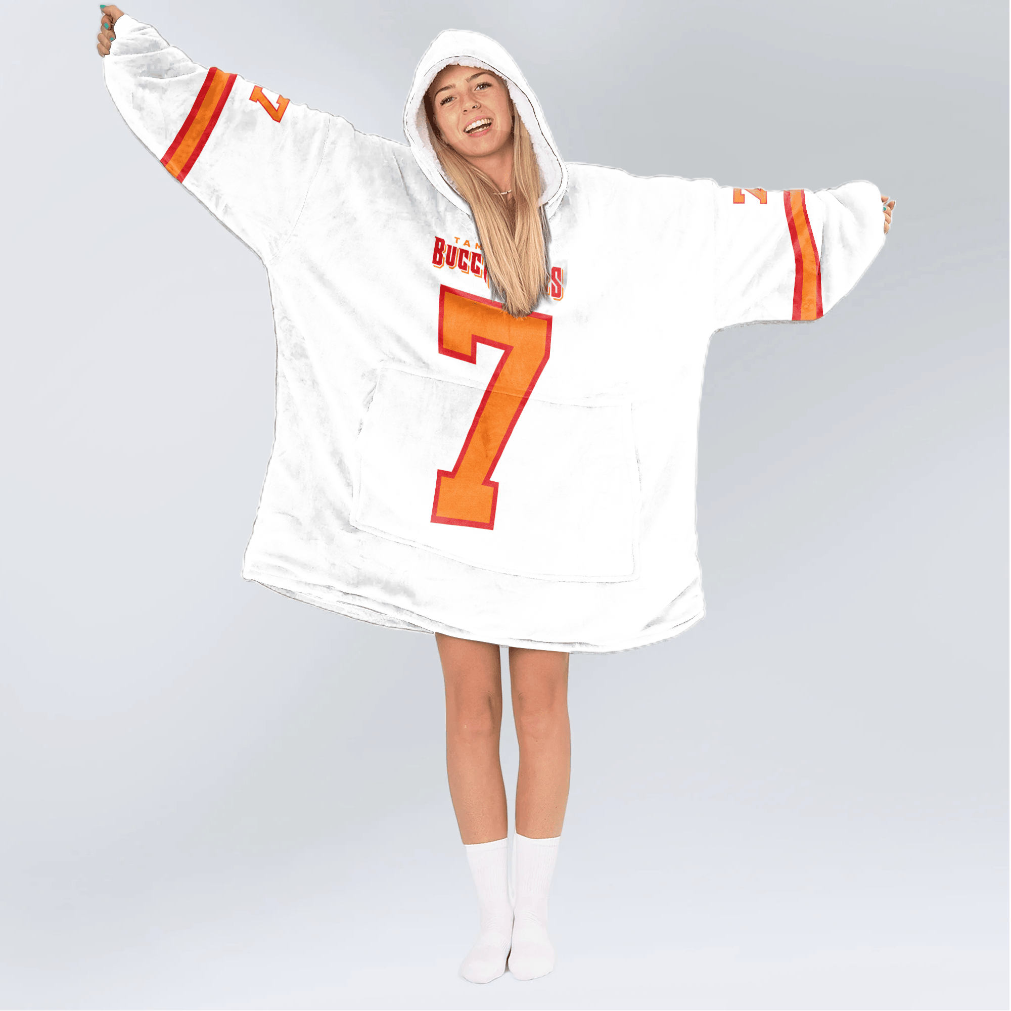 Adult B.I 7 Tampa Bay Football Unisex Blanket Hoodie