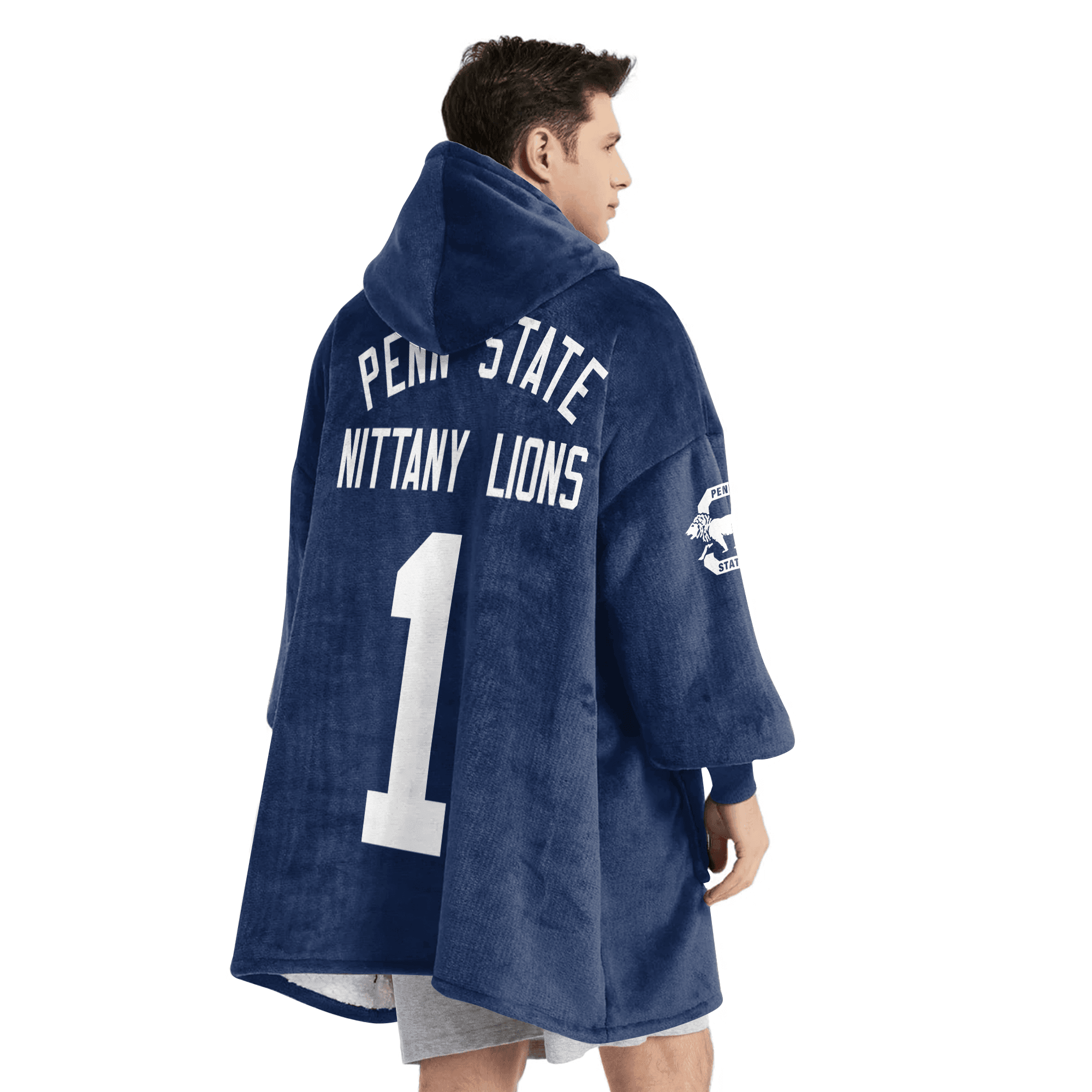 Adult 1 Penn State Football Unisex Blanket Hoodie