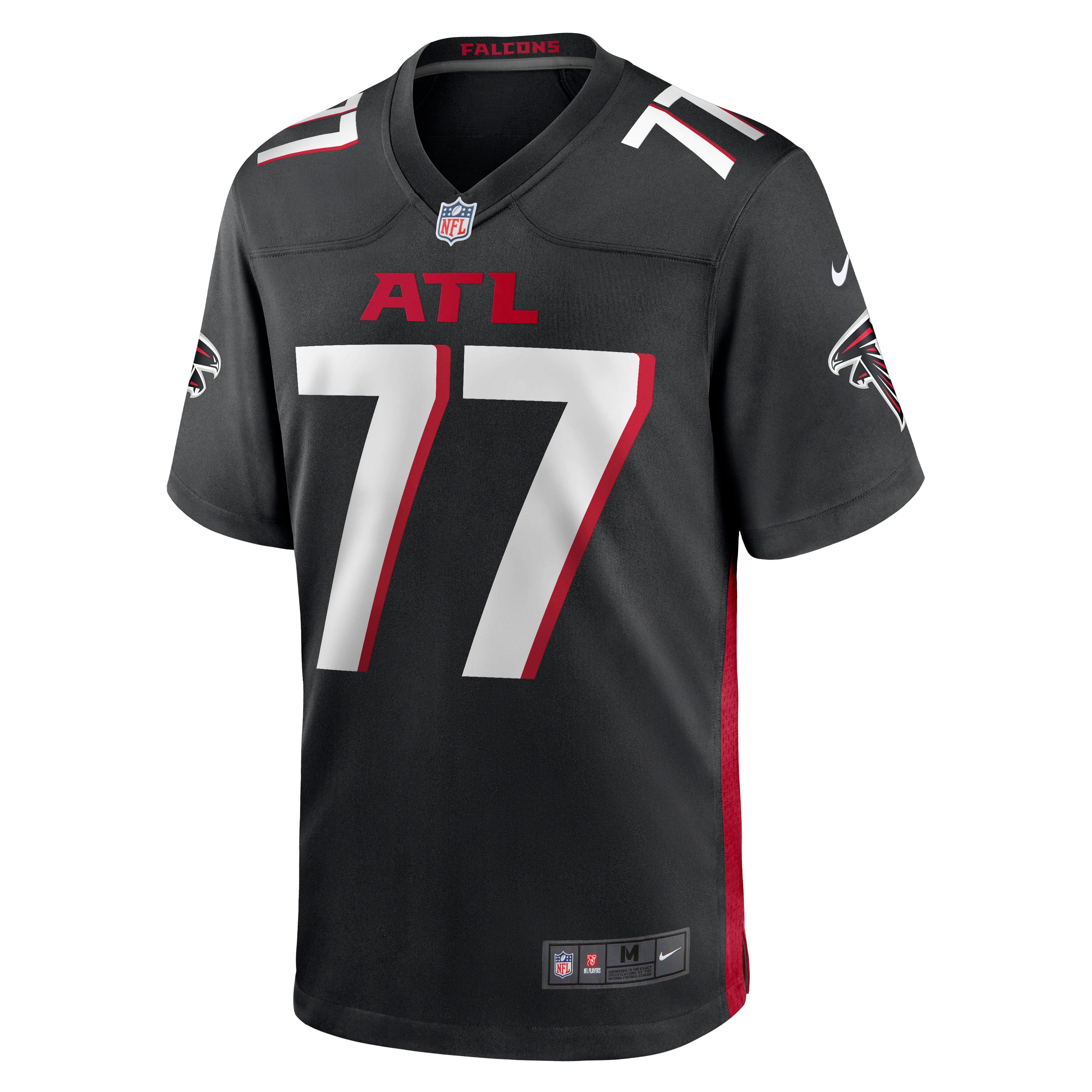 Jalen Mayfield Atlanta Falcons  Game Jersey - Black