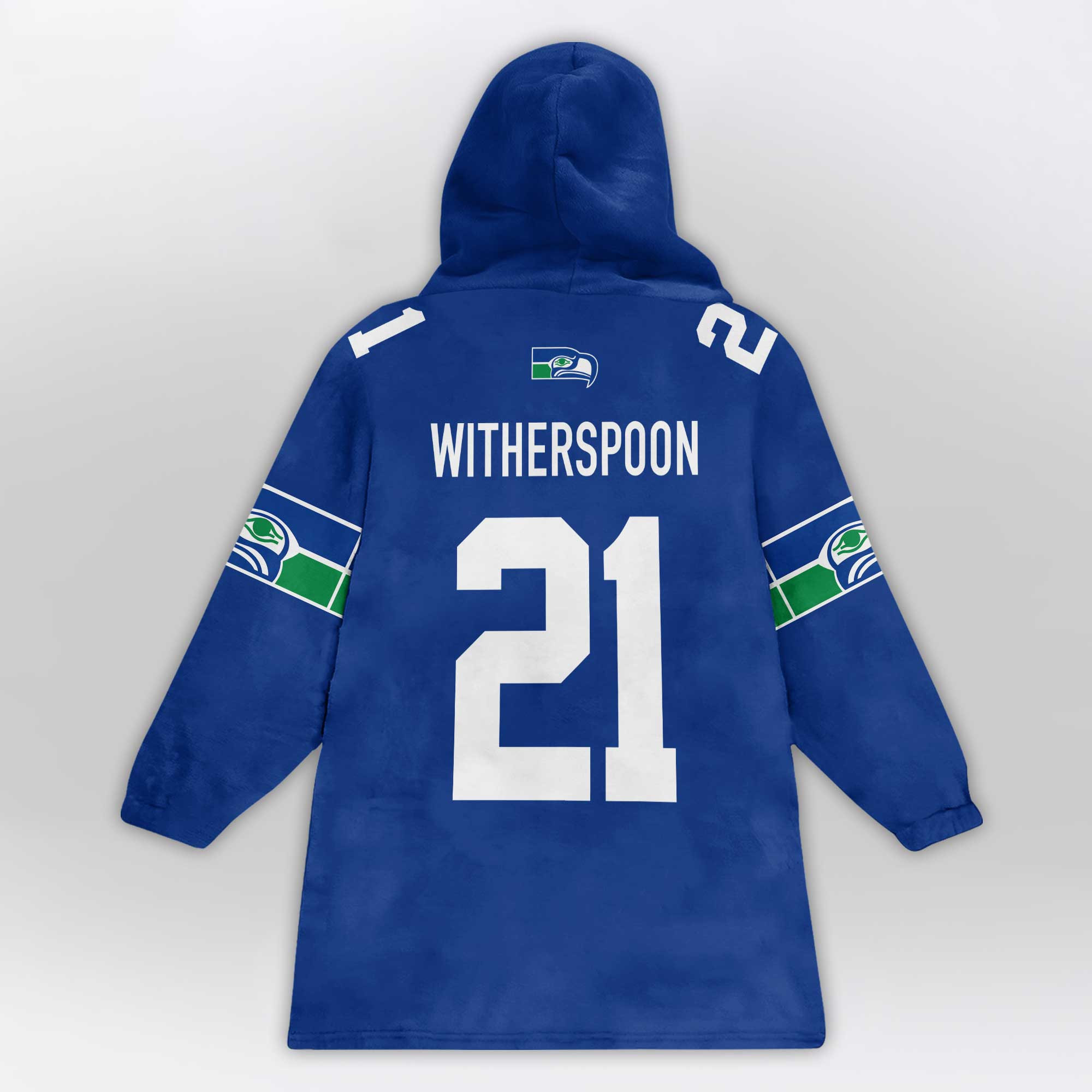Kid 21 Seattle Football Unisex Blanket Hoodie