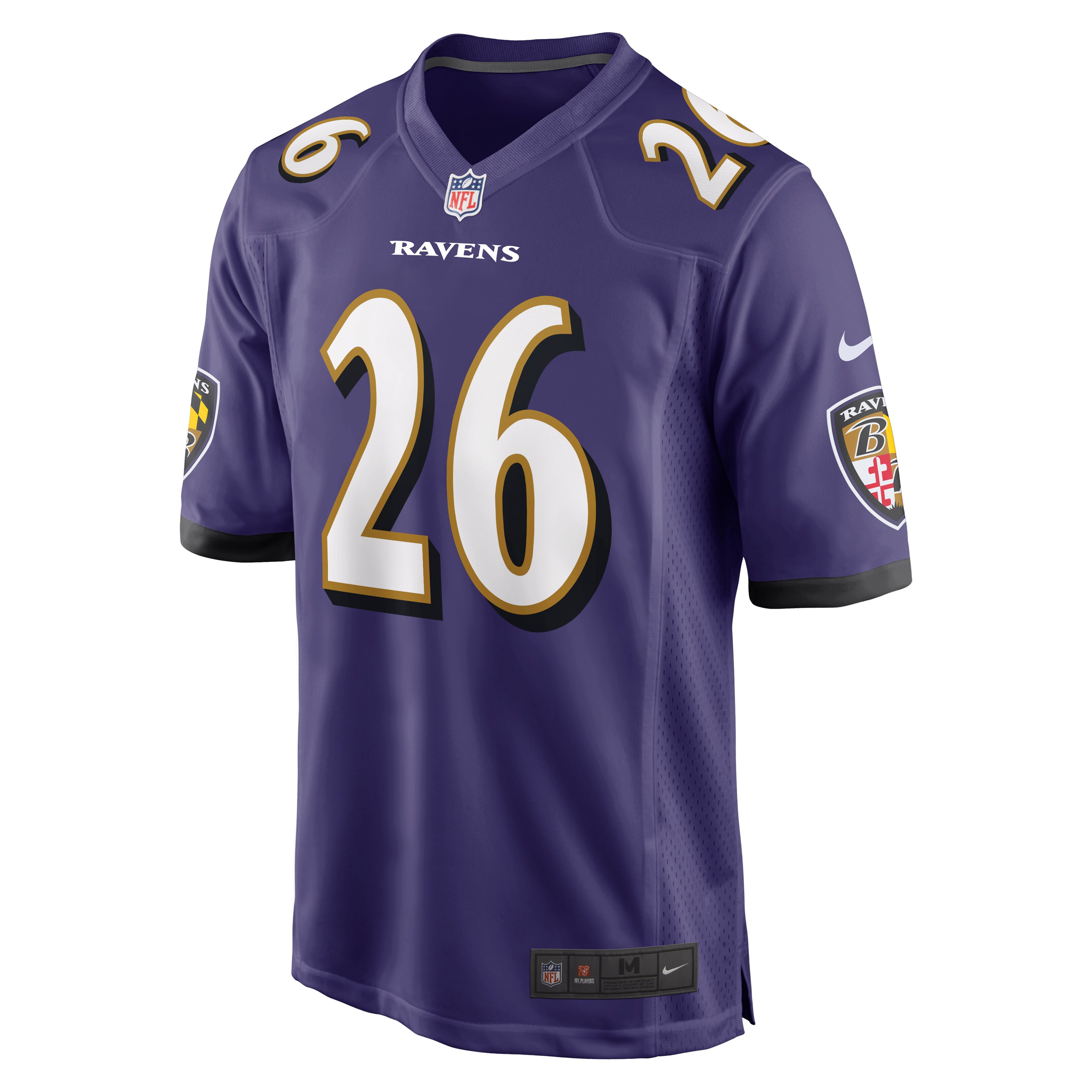 Geno Stone Baltimore Ravens  Game Jersey - Purple