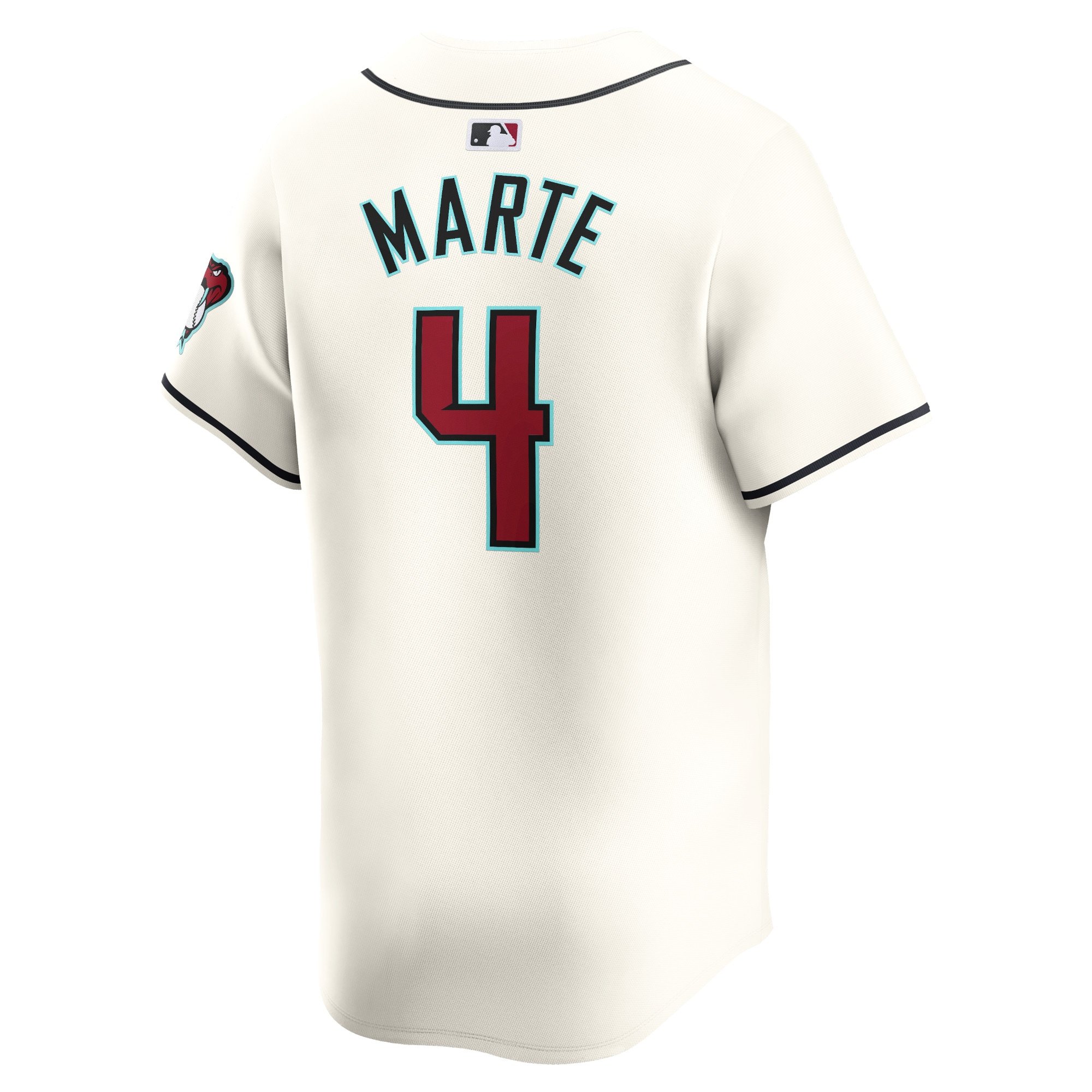 Men's Arizona Diamondbacks Ketel Marte  White Home Limited Player Jersey