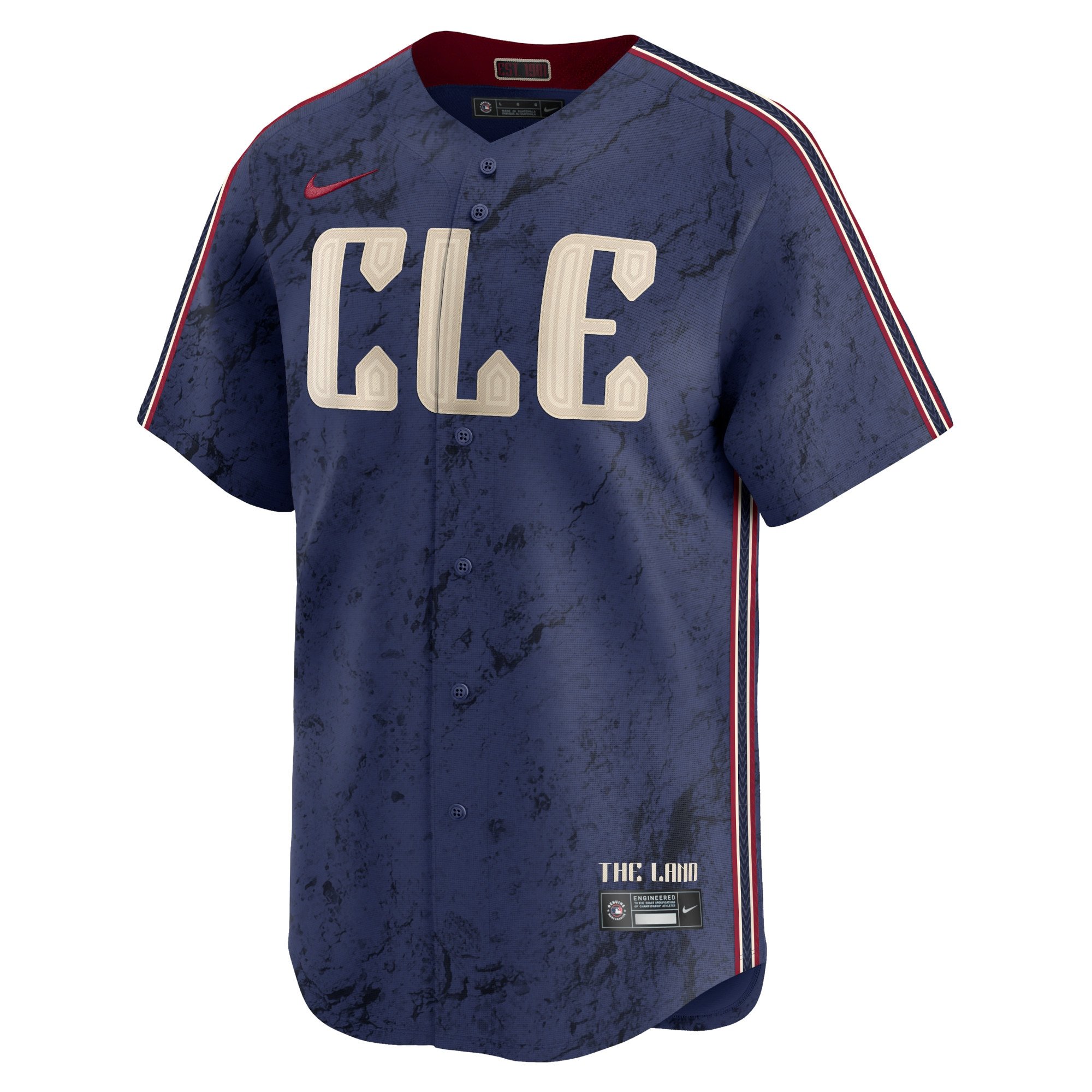 Men's Cleveland Guardians José RamÃrez  Navy 2024 City Connect Limited Jersey