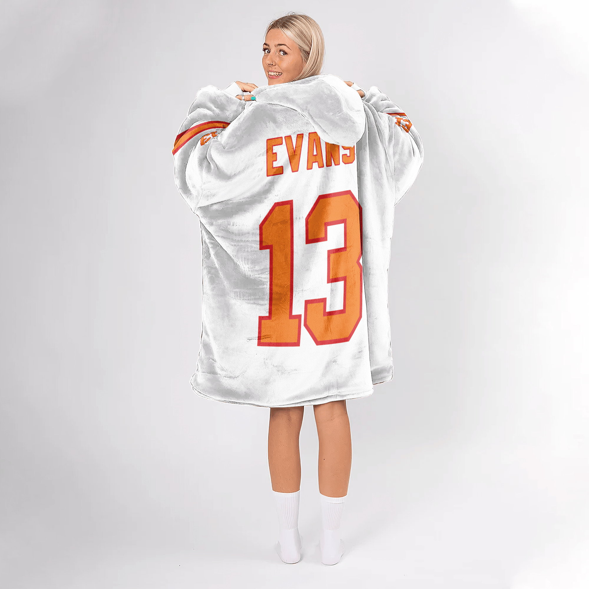 Adult M.E 13 Tampa Bay Football 50th Season Game Unisex Blanket Hoodie