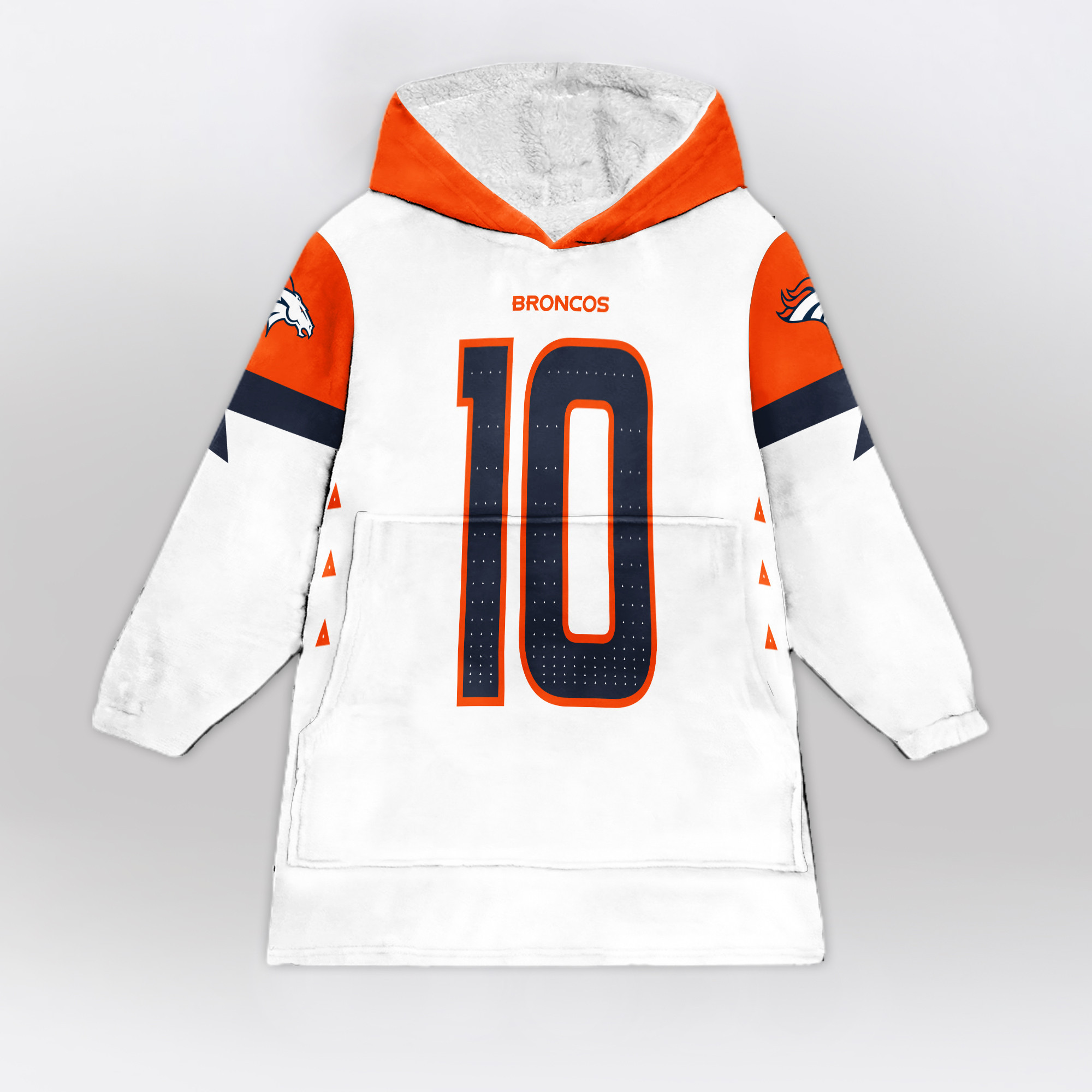 Kid B.N. 10 Denver Football Unisex Blanket Hoodie
