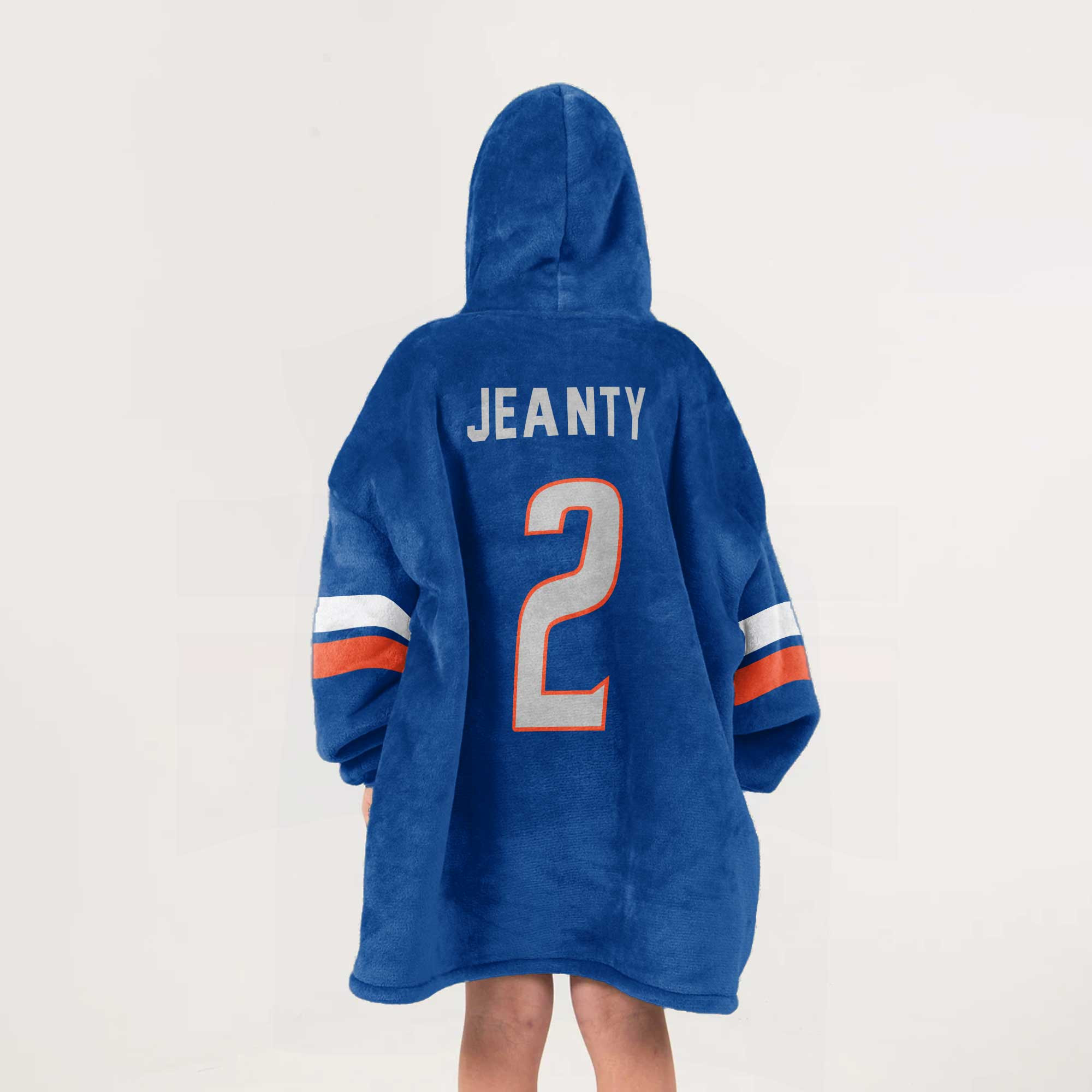 Adult 2 Boise State Football Unisex Blanket Hoodie