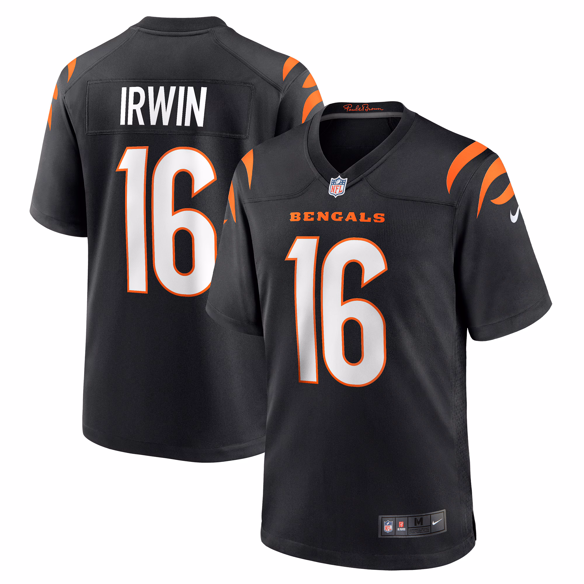 Trenton Irwin Cincinnati Bengals Game Player Jersey - Black