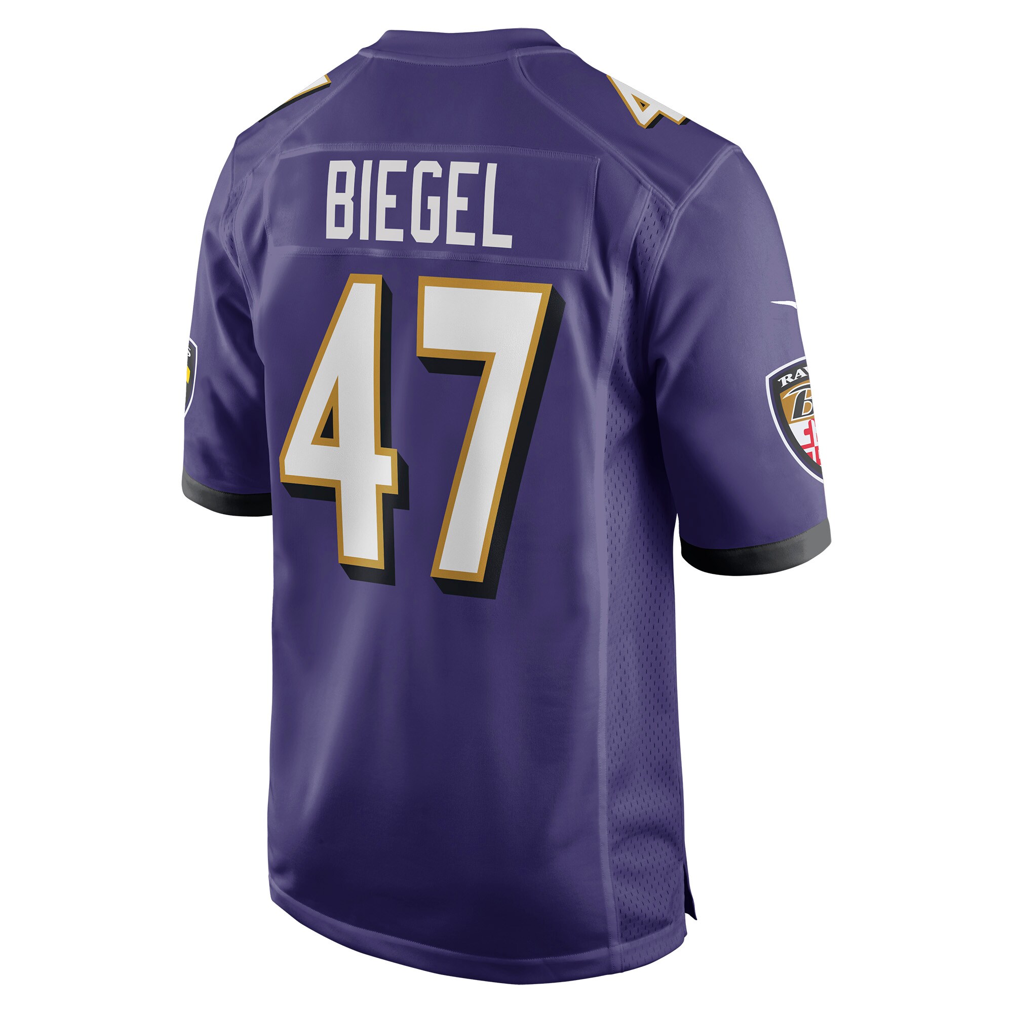 Vince Biegel Baltimore Ravens  Player Game Jersey - Purple