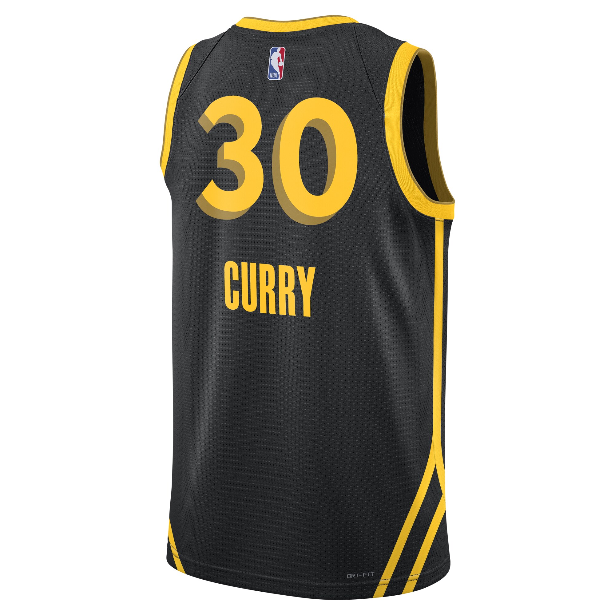 Unisex Golden State Warriors Stephen Curry  Black 2023/24 Swingman Jersey - City Edition