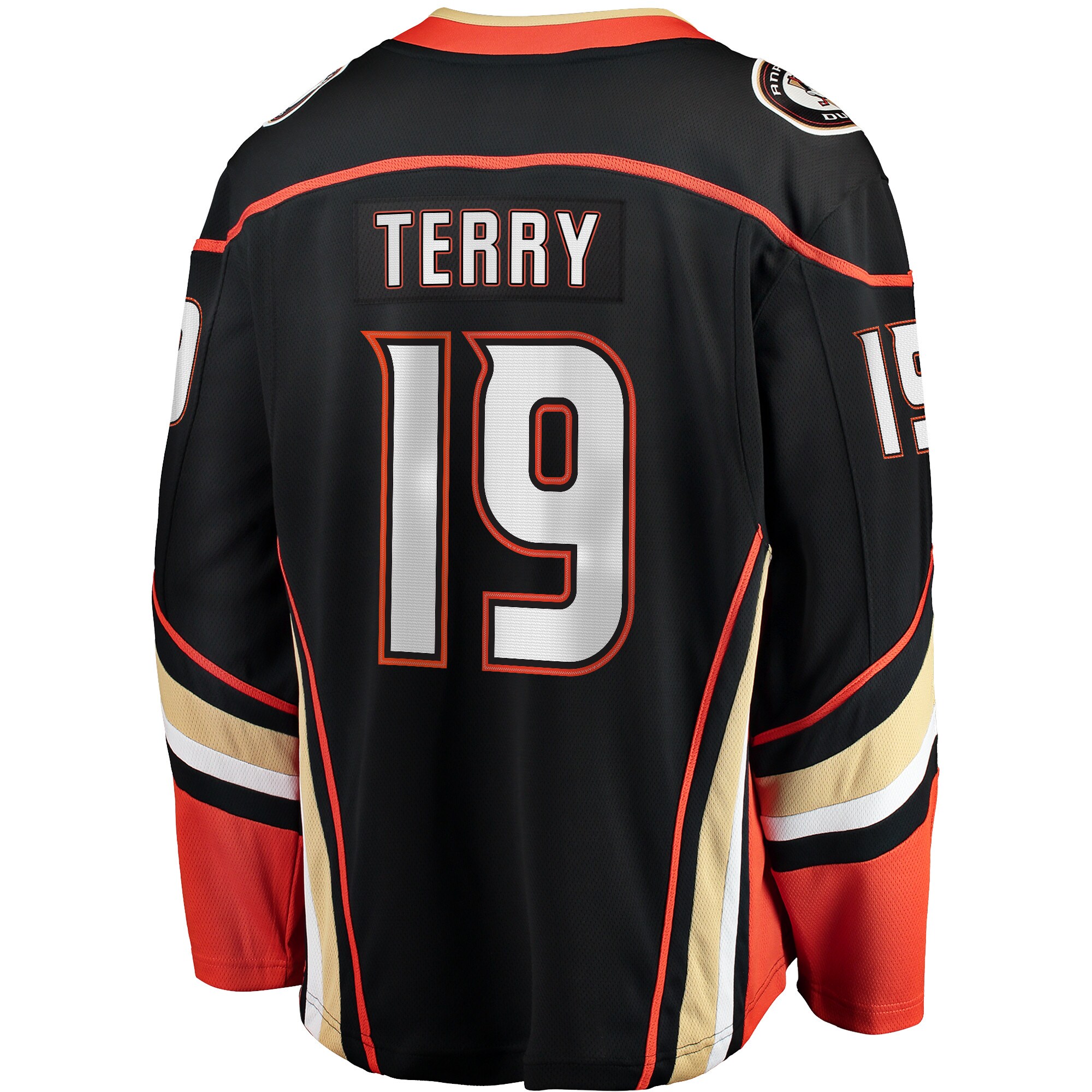 Troy Terry Anaheim Ducks Home Team Breakaway Player Jersey - Black
