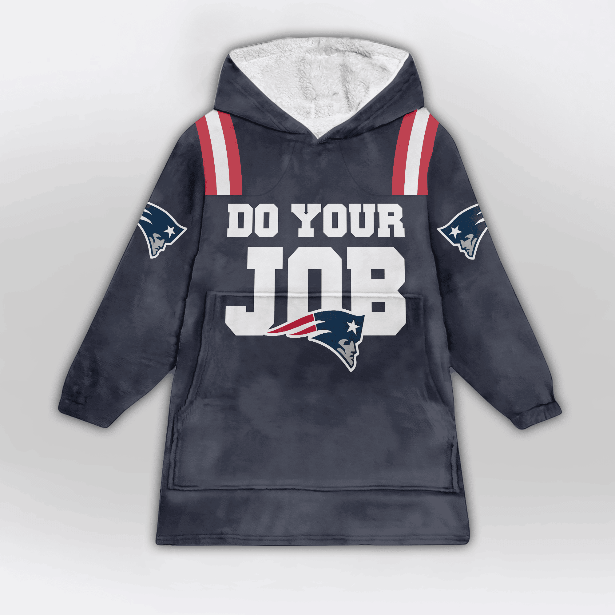 Kid Do Your Job 10 New England Football Unisex Blanket Hoodie