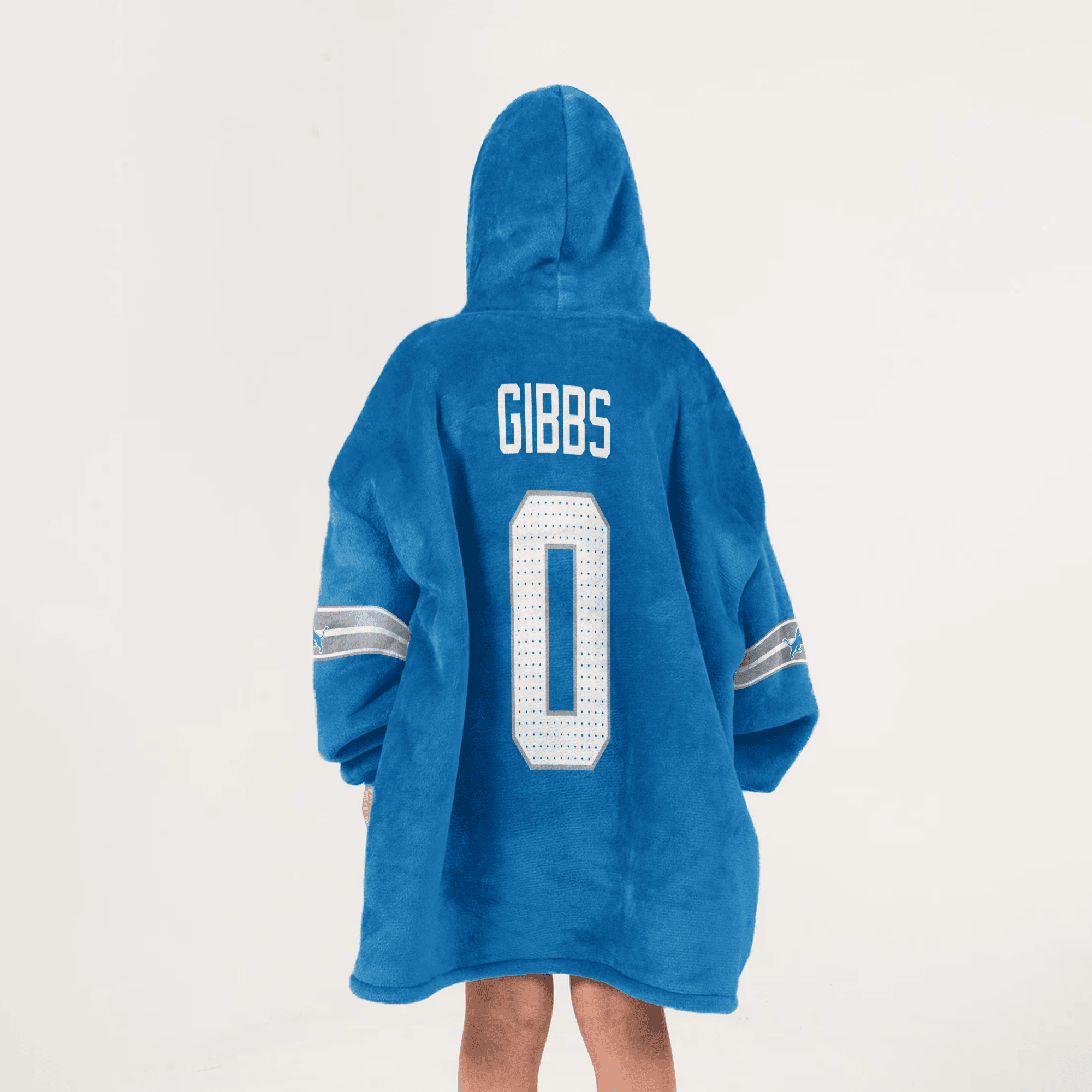 Kid 0 Detroit Football Unisex Blanket Hoodie