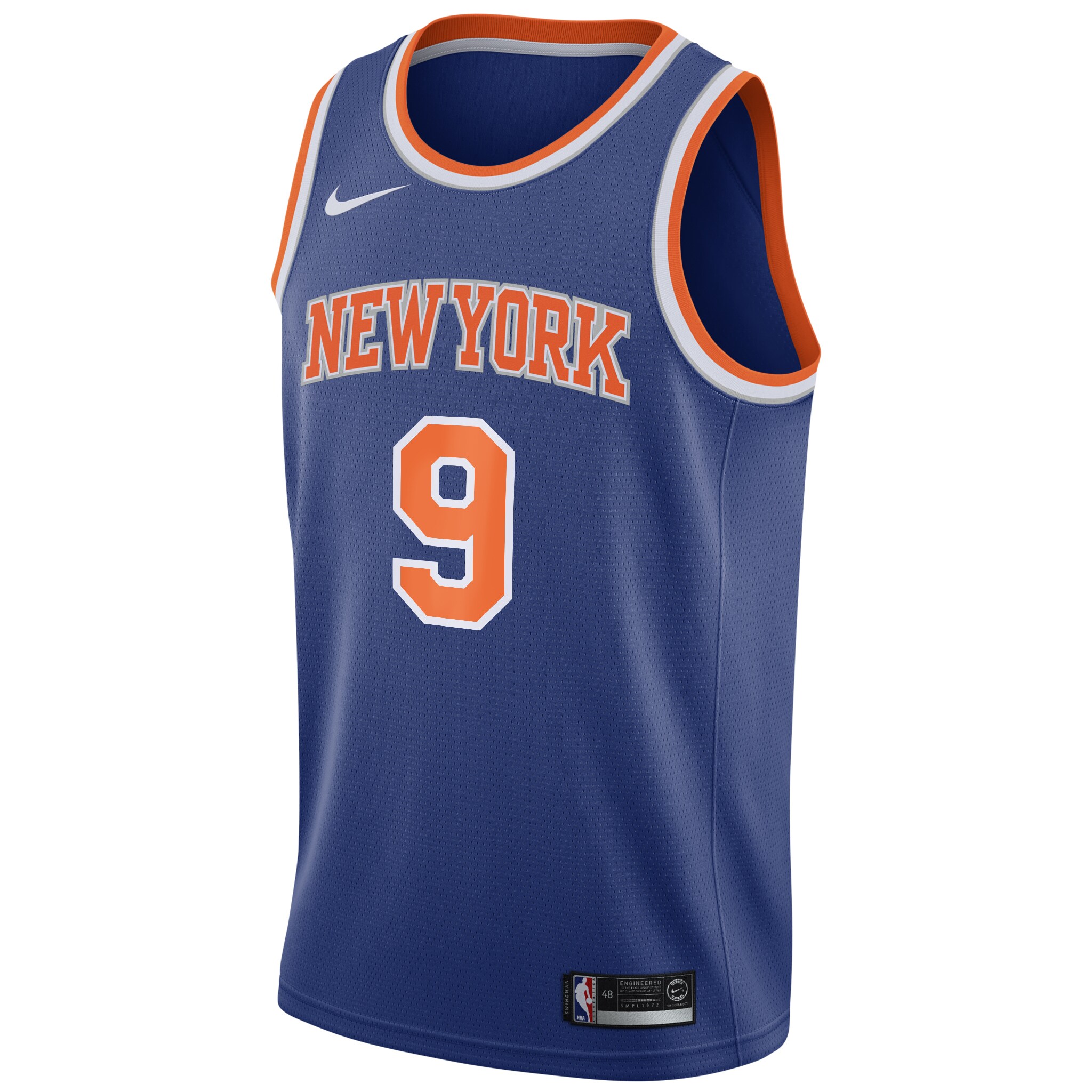 RJ Barrett New York Knicks Swingman Jersey Blue - Icon Edition
