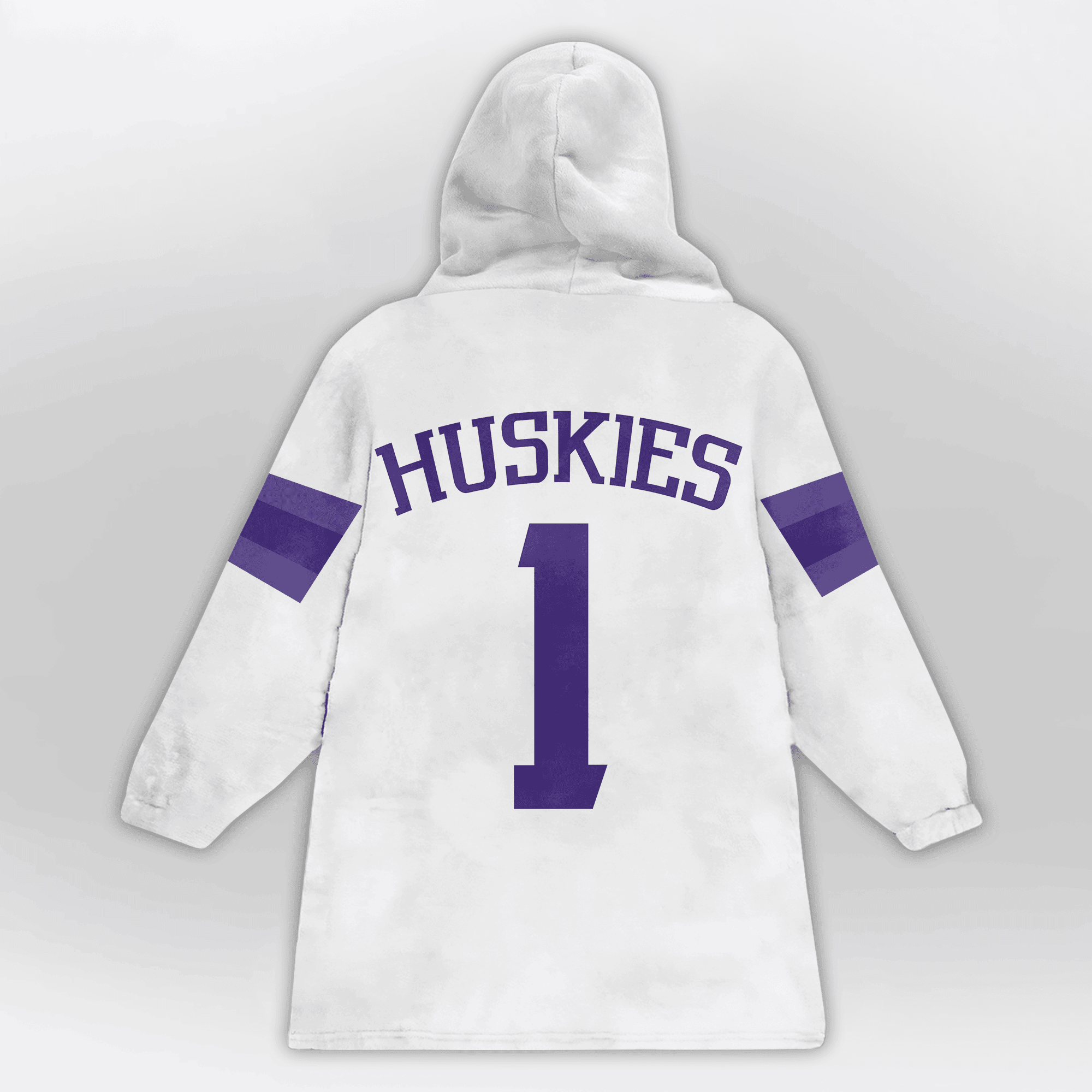 Kid 1 Washington Football Unisex Blanket Hoodie