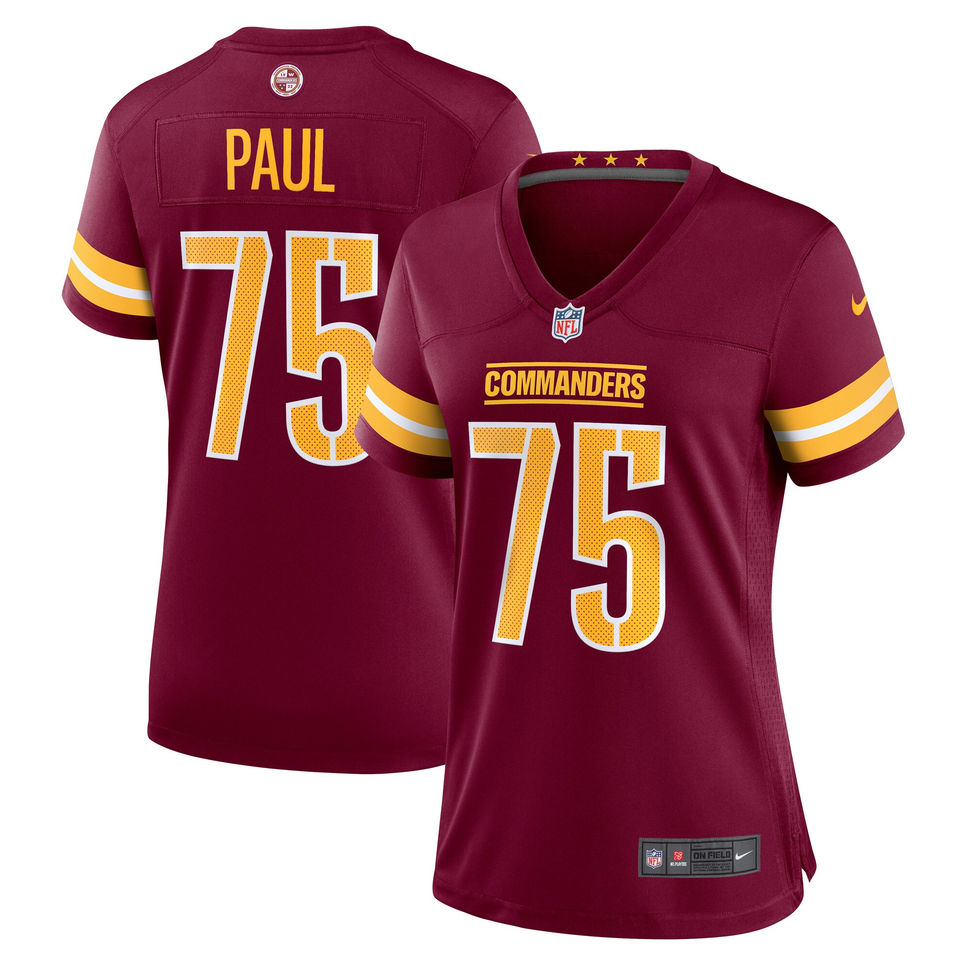 Chris Paul Washington Commanders  Women's Player Game Jersey - Burgundy