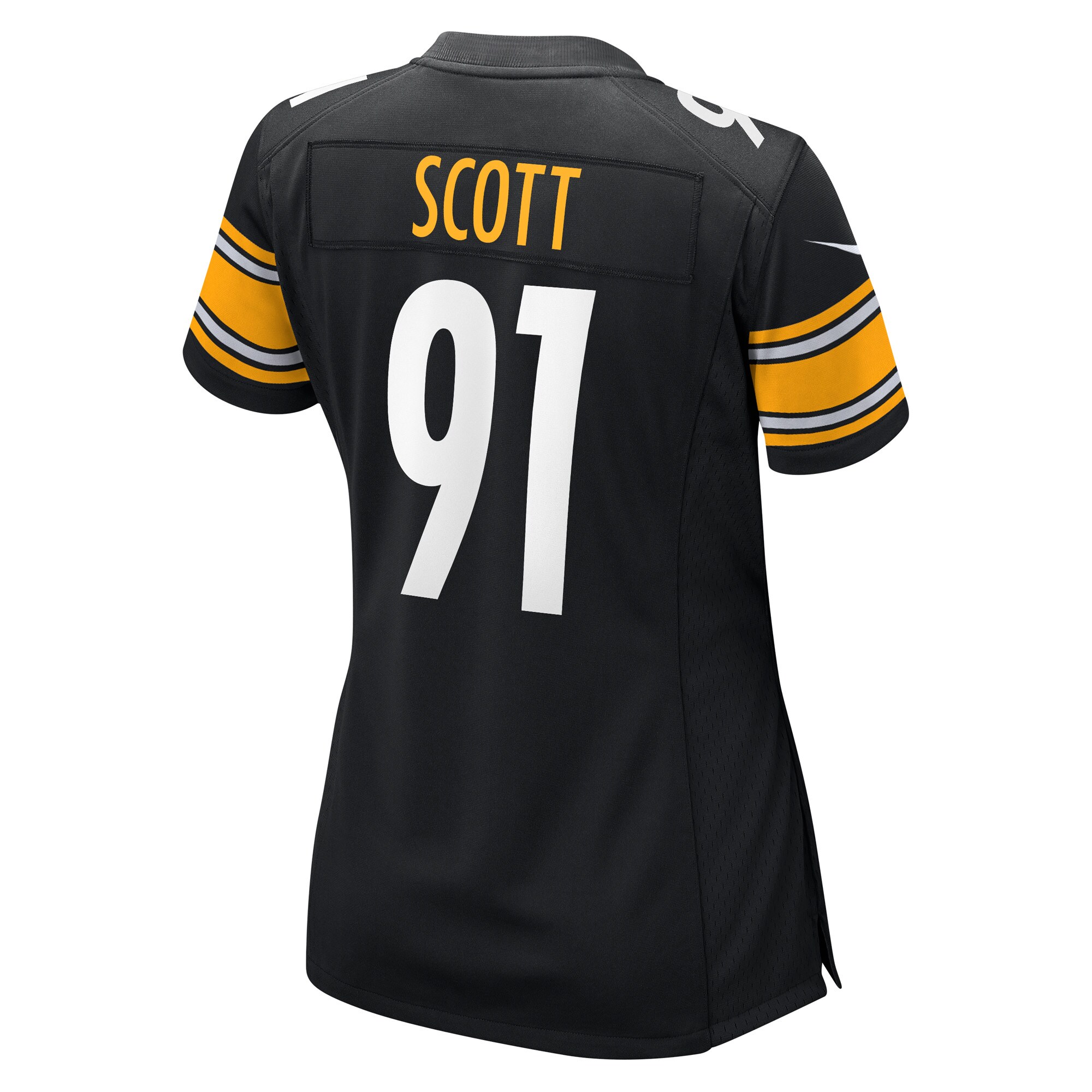 Delontae Scott Pittsburgh Steelers  Women's Game Player Jersey - Black