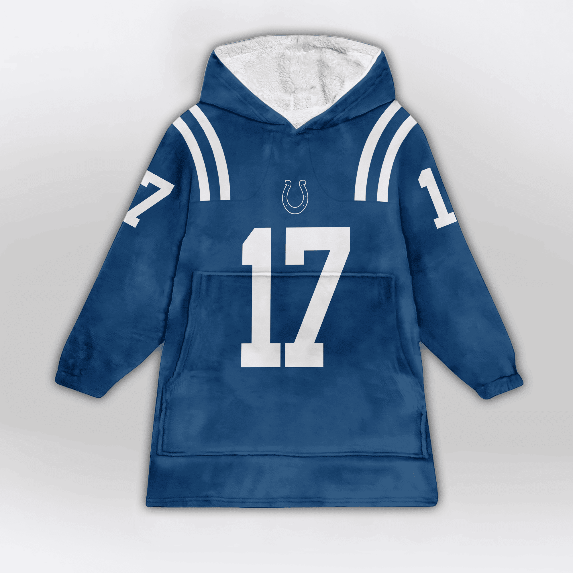 Kid 17 Indianapolis Football Unisex Blanket Hoodie