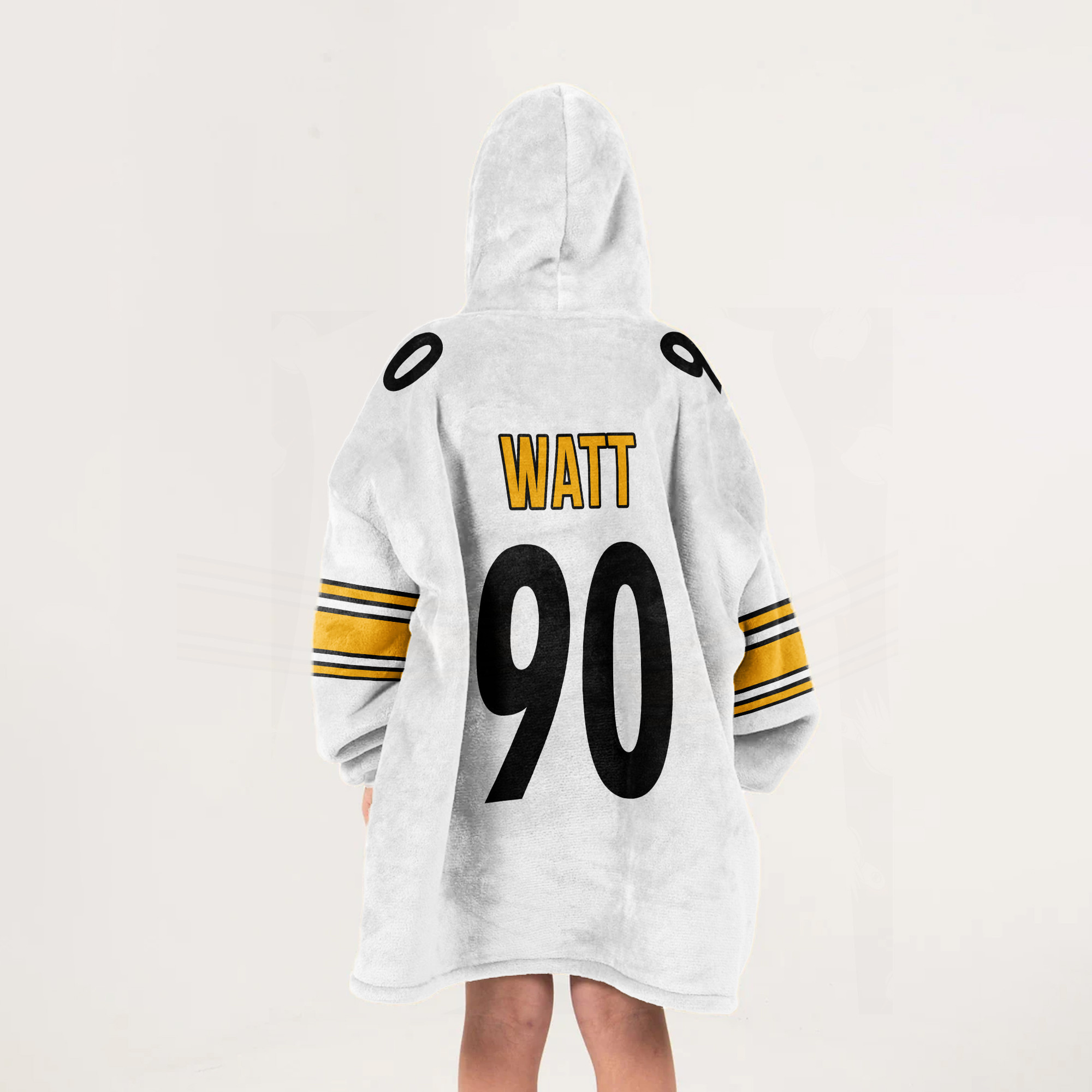 Adult 90 Pittsburgh Football Unisex Blanket Hoodie