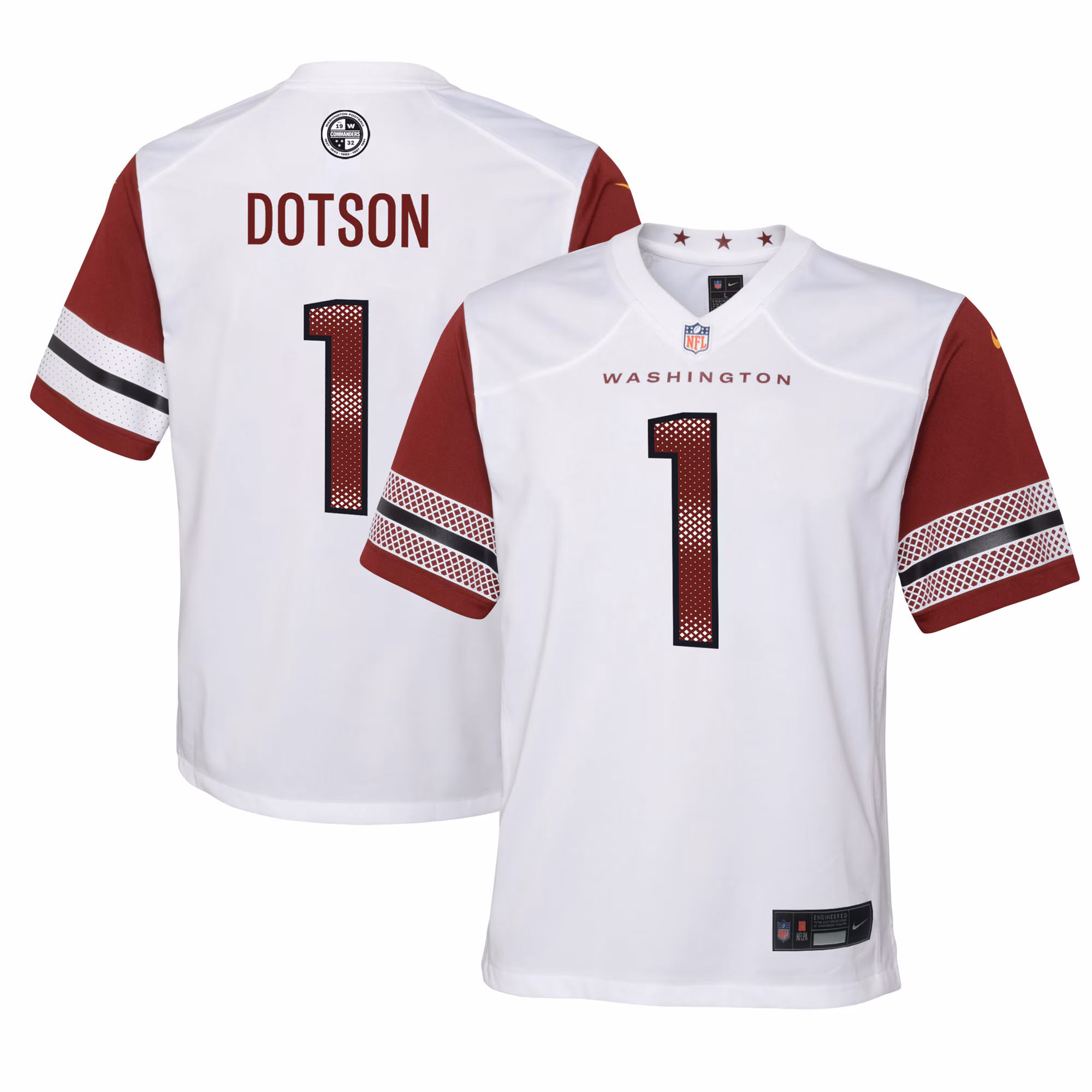 Jahan Dotson Washington Commanders Youth Game Jersey - White