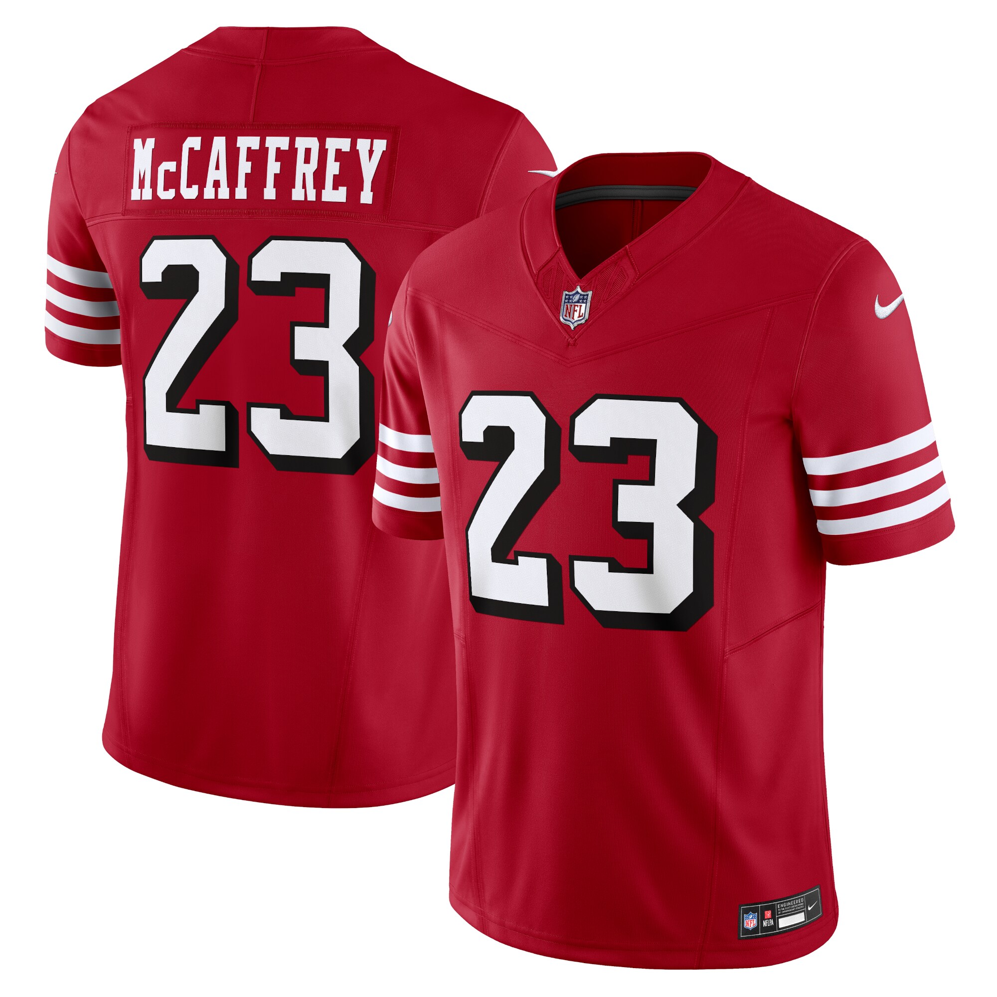 Christian McCaffrey San Francisco 49ers  Alternate Vapor F.U.S.E. Limited Jersey - Scarlet
