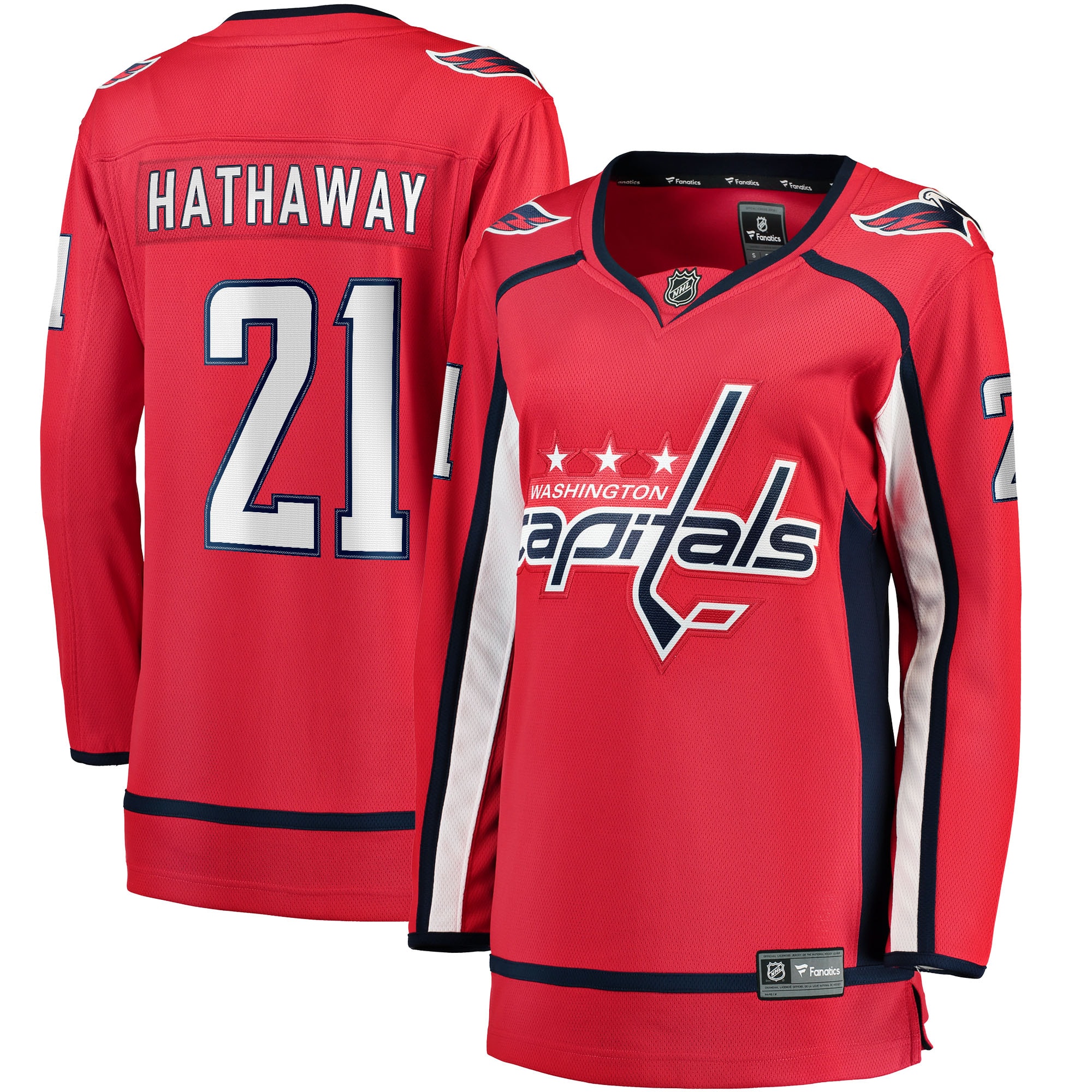 Garnet Hathaway Washington Capitals Women's Home Breakaway Jersey - Red
