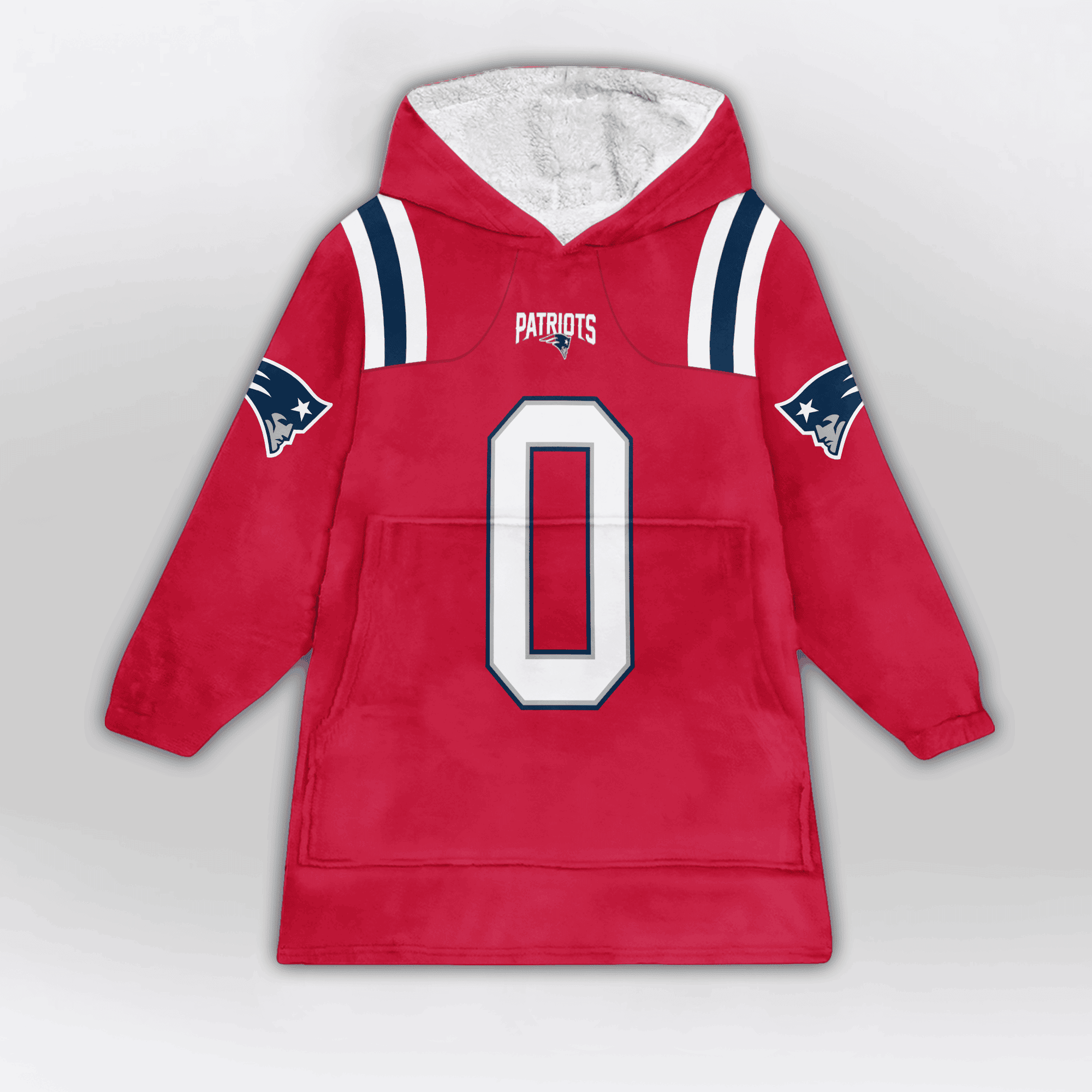 Kid 0 New England Football Unisex Blanket Hoodie