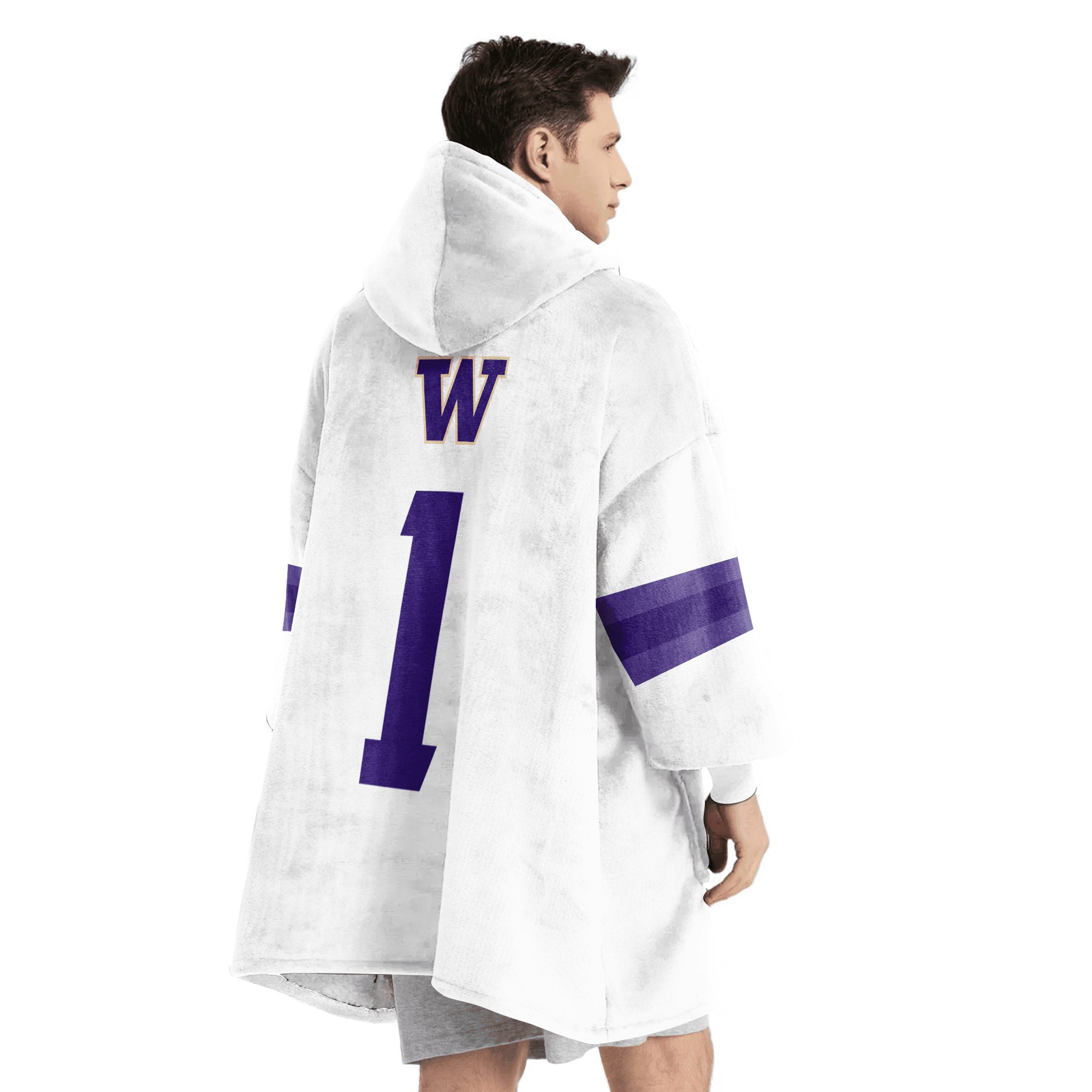 Adult 1 Washington Football Unisex Blanket Hoodie