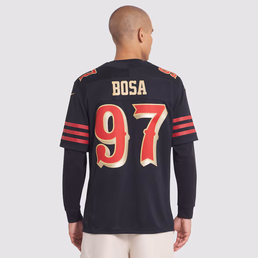 Nick Bosa #97 San Francisco 49ers 2025 Rivalries Collection Limited Jersey - Black