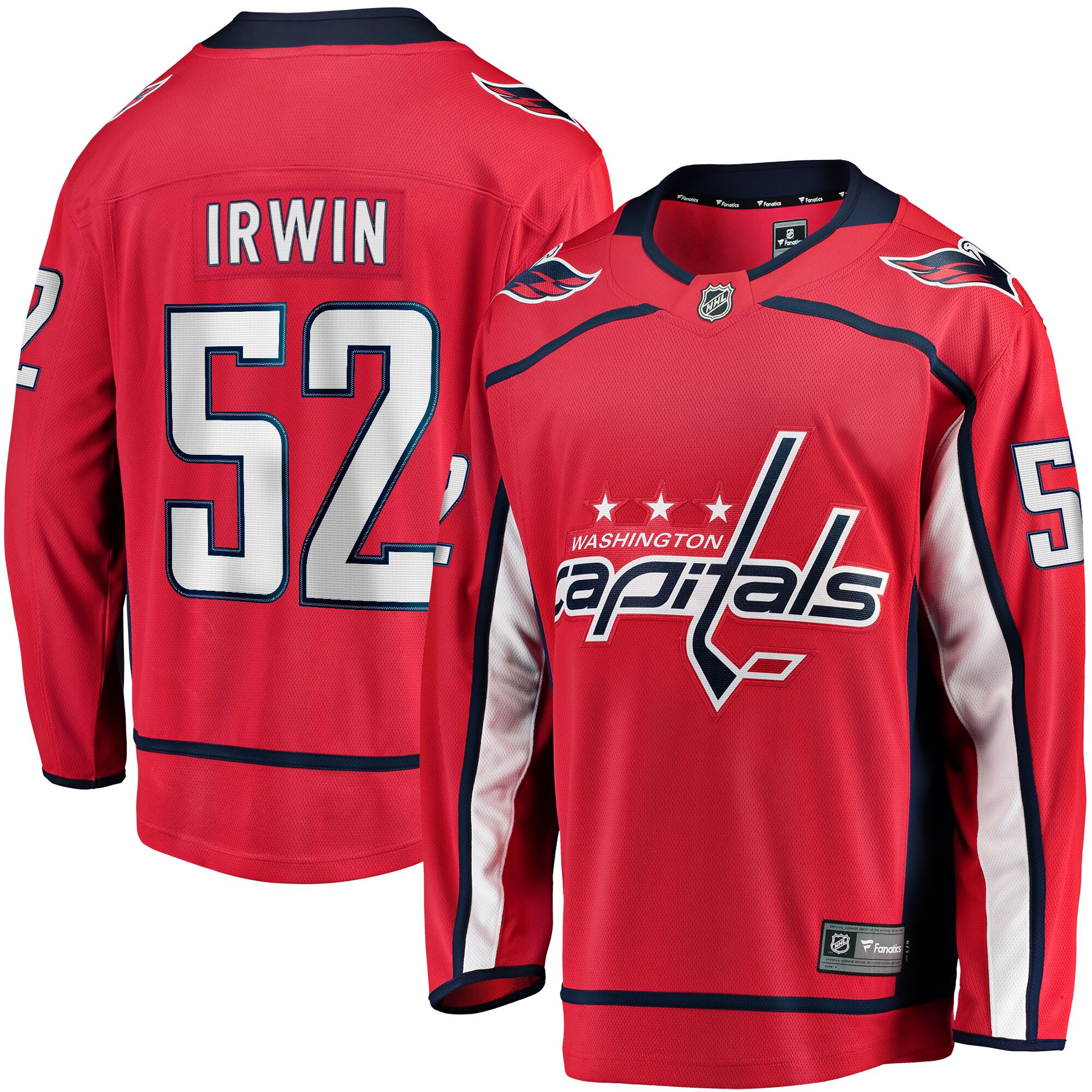 Matt Irwin Washington Capitals Home Breakaway Player Jersey - Red
