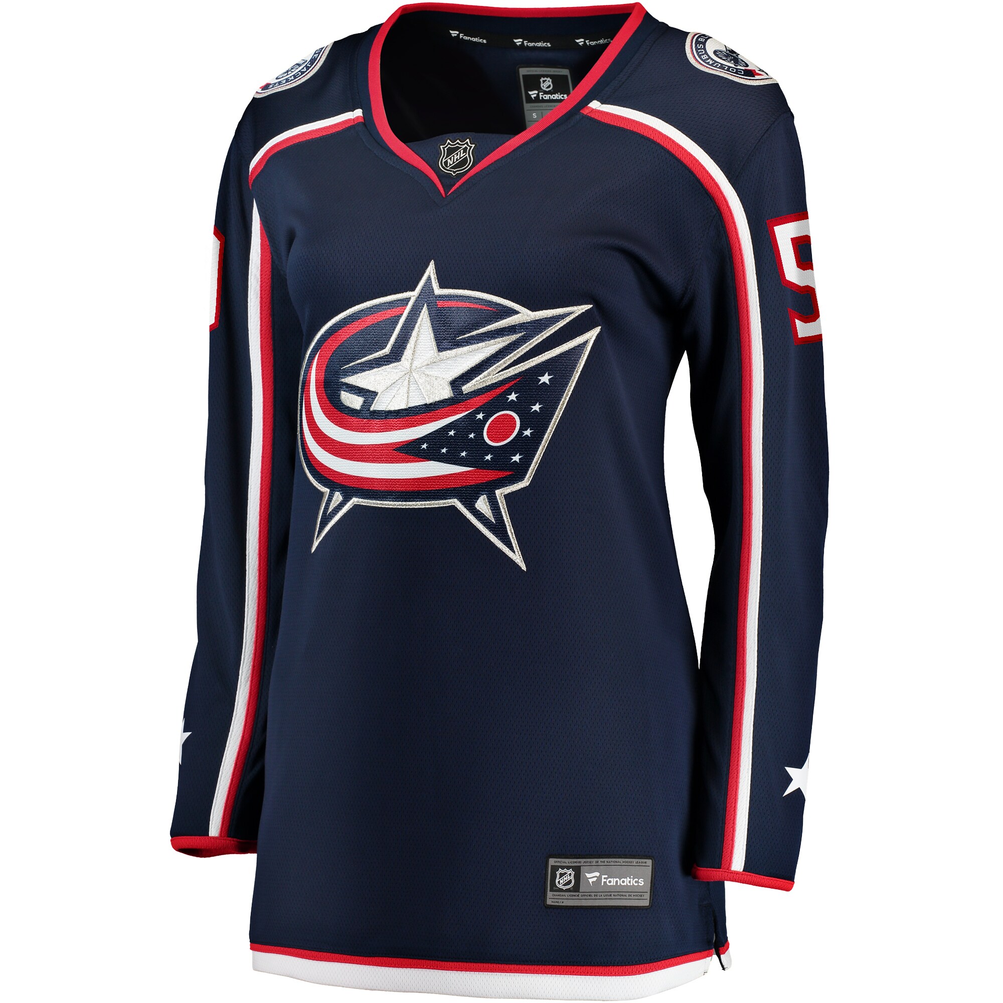 Eric Robinson Columbus Blue Jackets Women's Home Breakaway Player Jersey - Navy