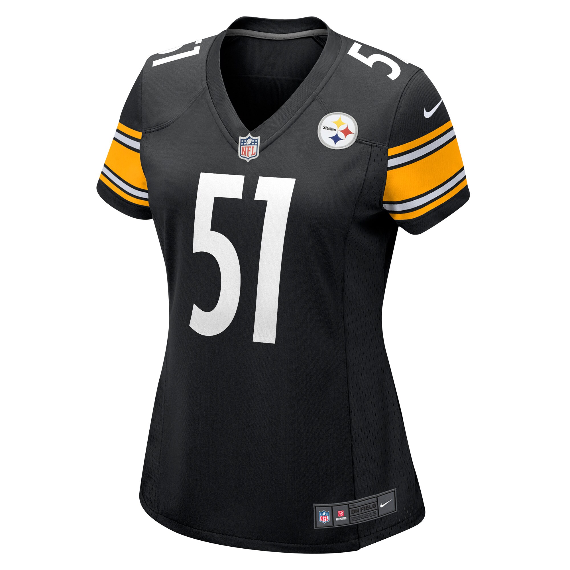Myles Jack Pittsburgh Steelers  Women's Game Player Jersey - Black