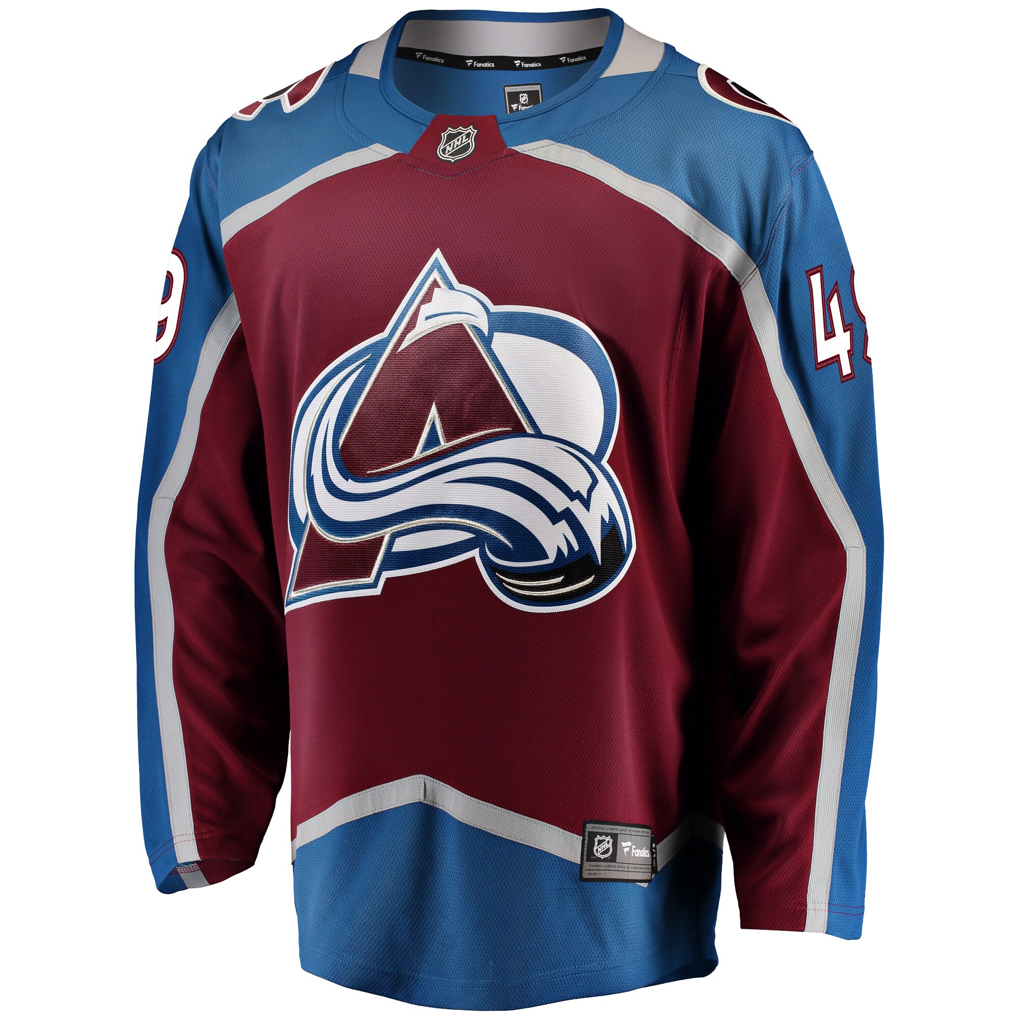 Samuel Girard Colorado Avalanche Breakaway Player Jersey - Burgundy